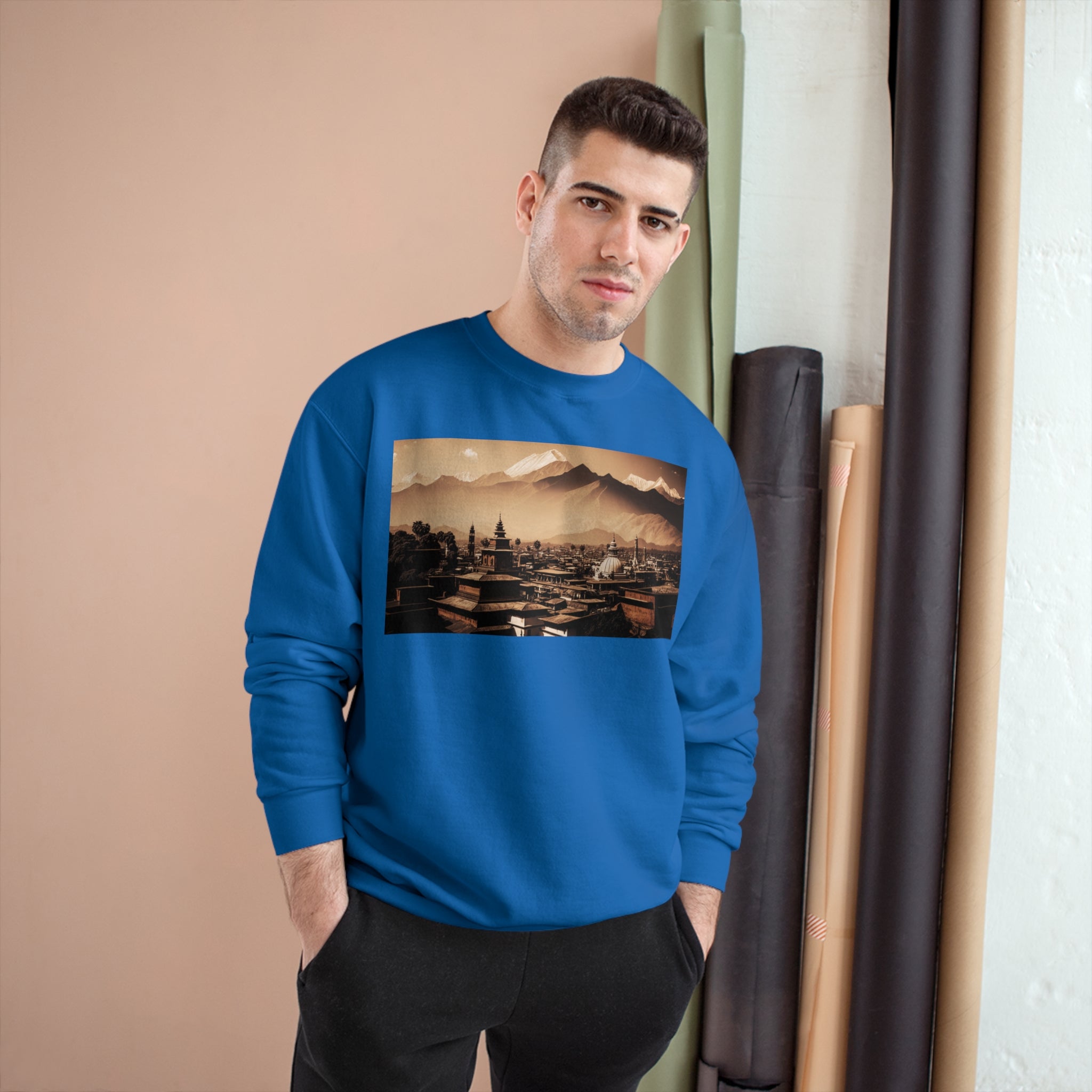 Champion Sweatshirt - Duotone Cities, Kathmandu