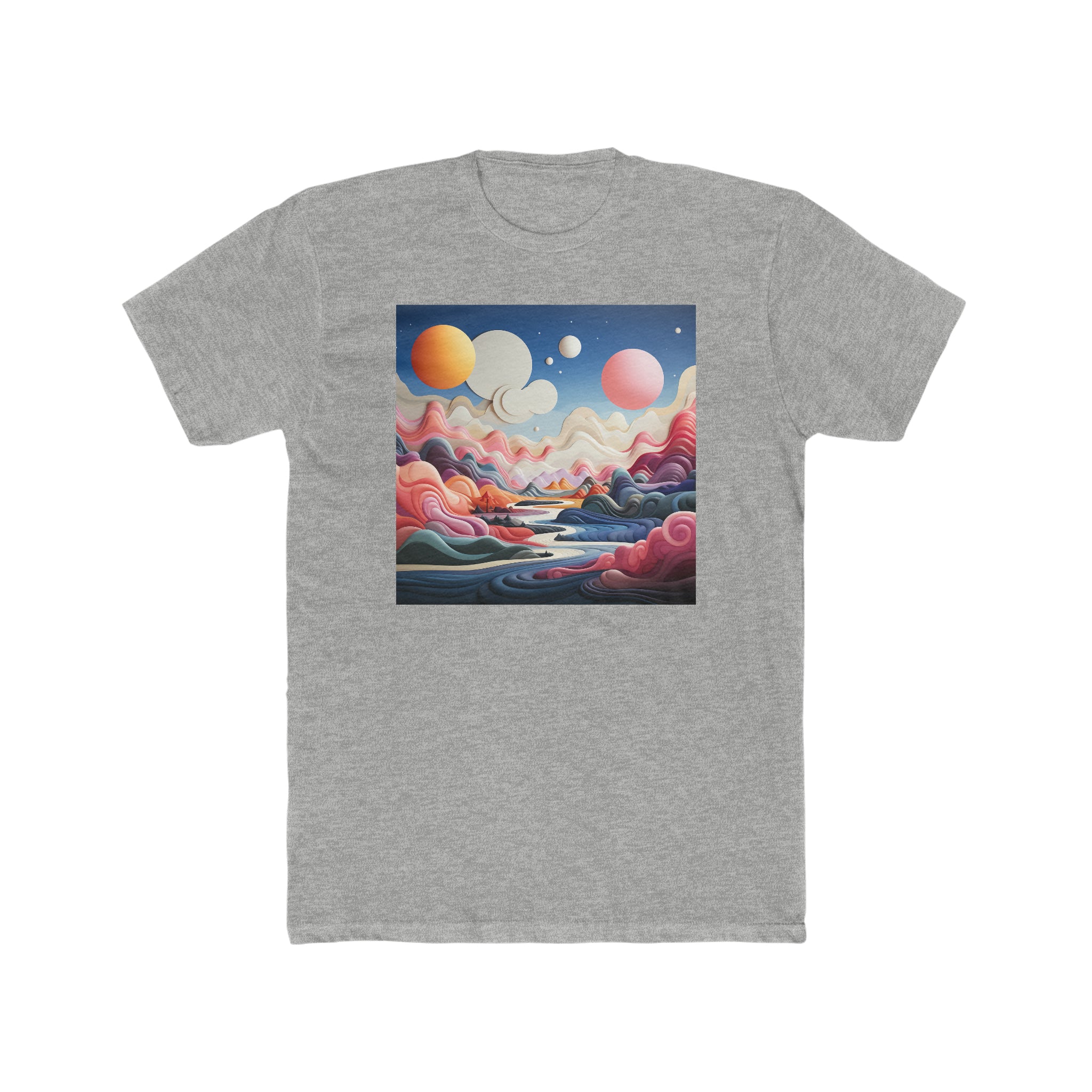 Men's Cotton Crew Tee - Vector Art Design 20