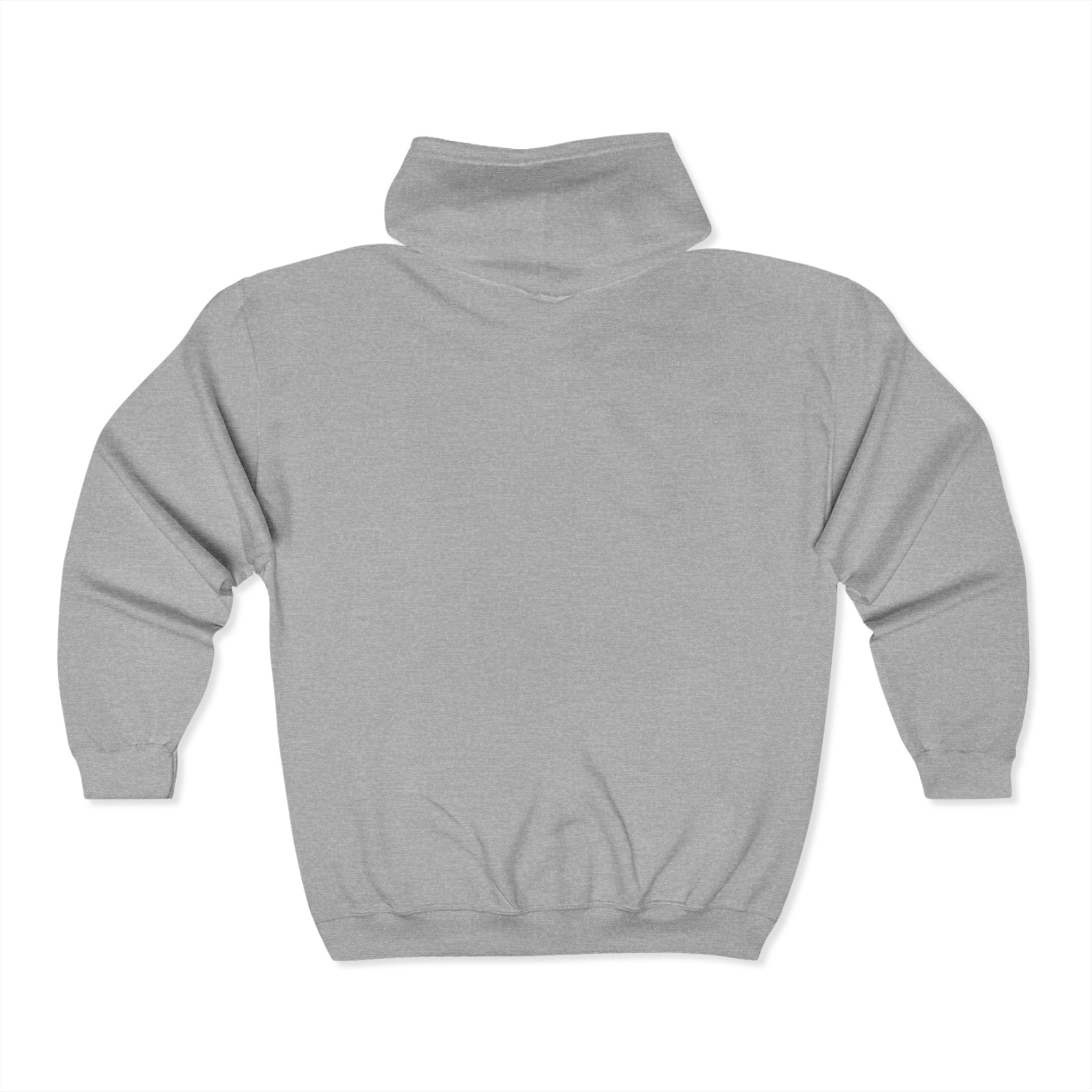 Unisex Heavy Blend™ Full Zip Hooded Sweatshirt - Neon Motorcycle 08
