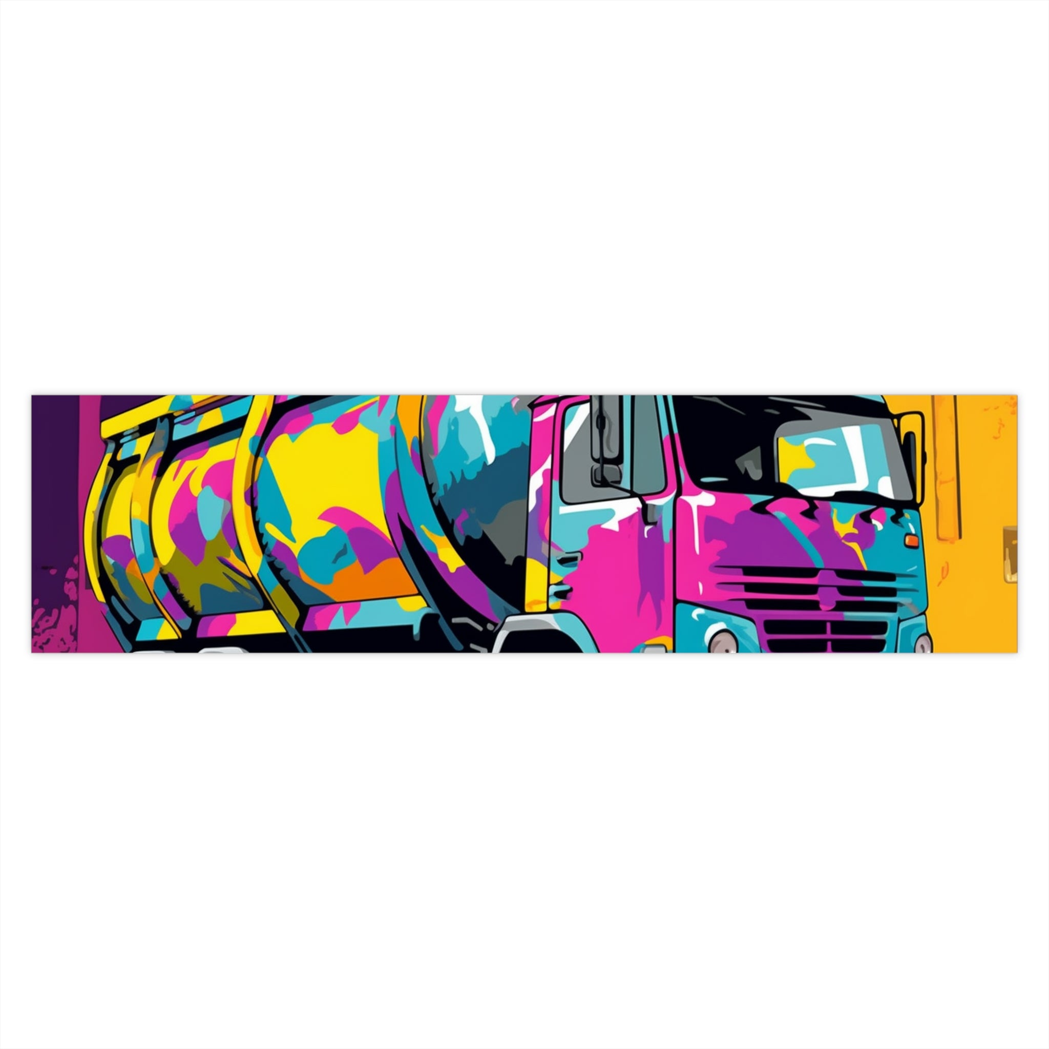 Bumper Stickers - Pop Art Designs, Concrete Mixer