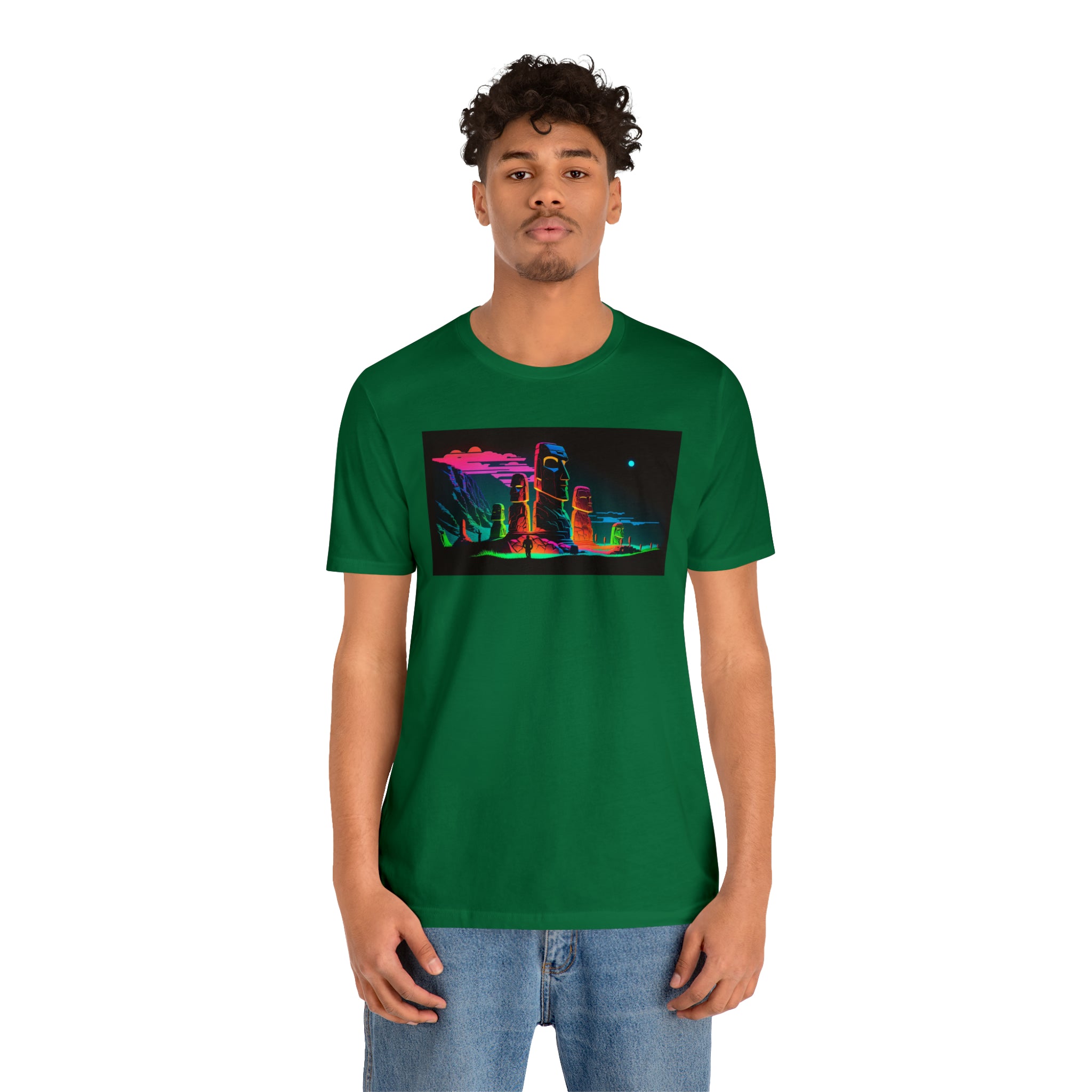 Unisex Jersey Short Sleeve Tee - Easter Islands, Chile