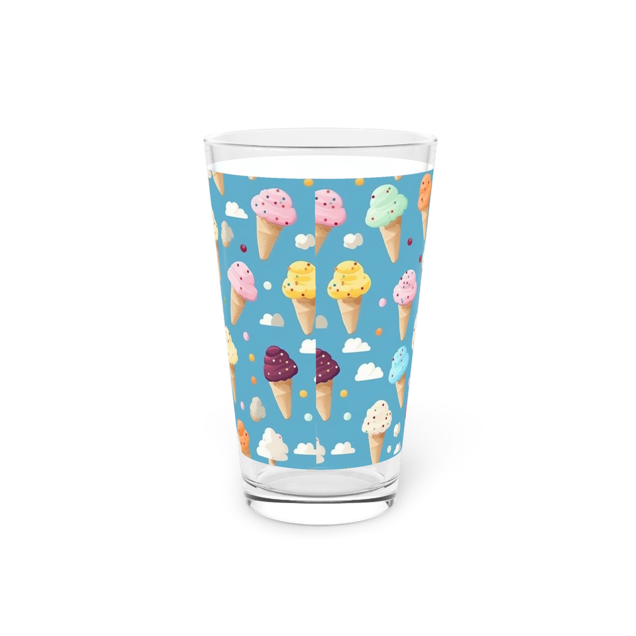 Pint Glass, 16oz - Abstract Designs 09
