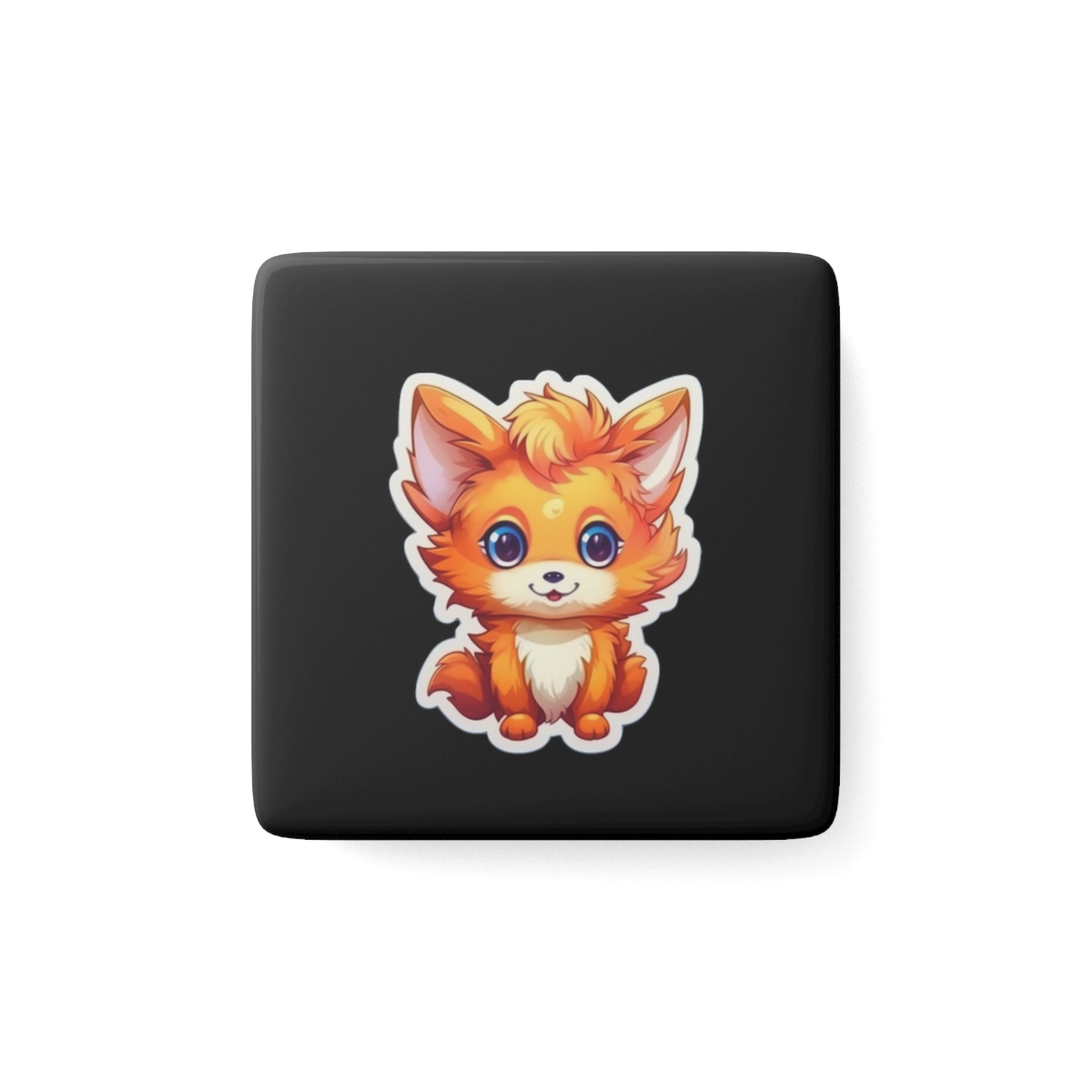 Porcelain Magnet, Square - Adorable Mascots 07