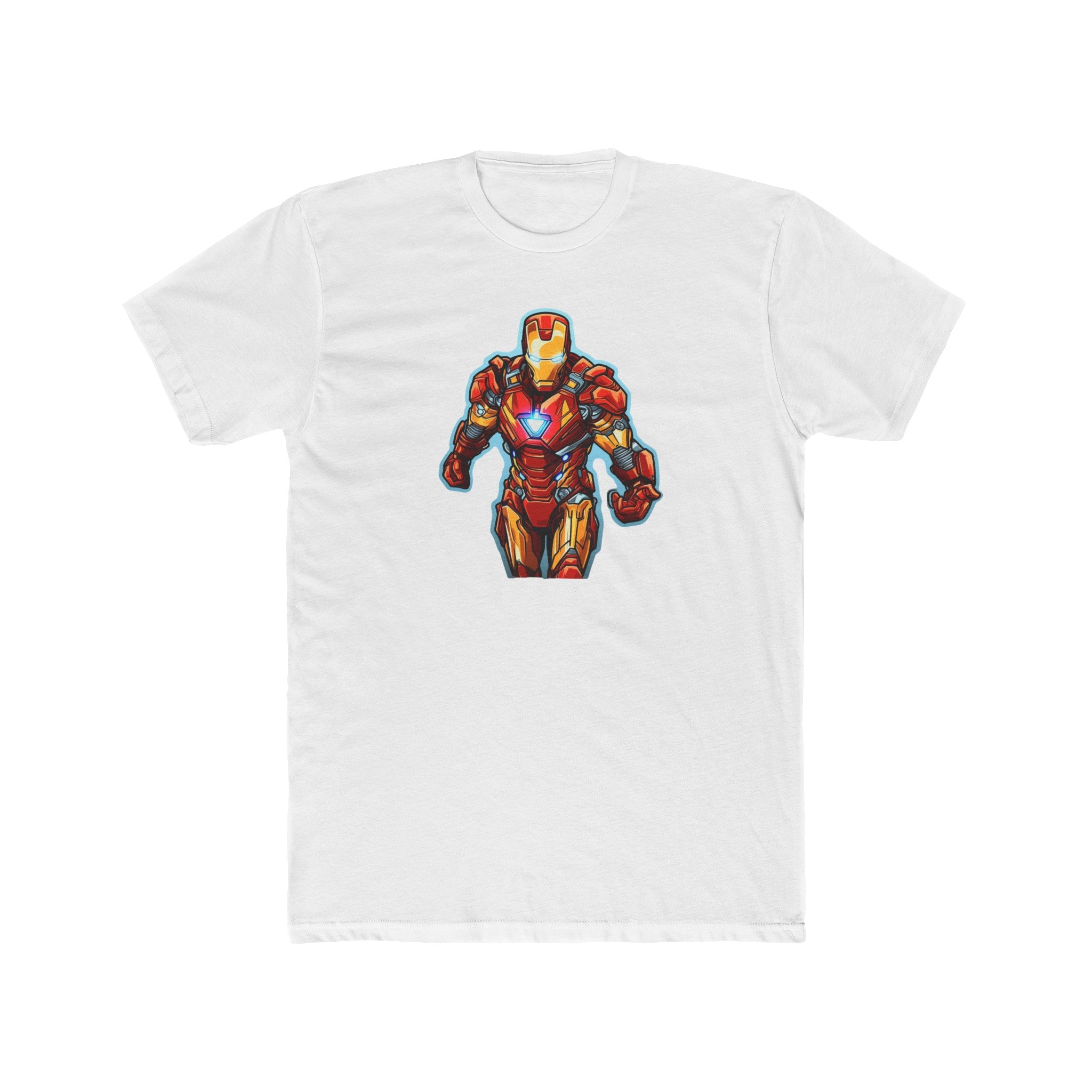 Men's Cotton Crew Tee - Superheroes Collection - Iron-Man 01