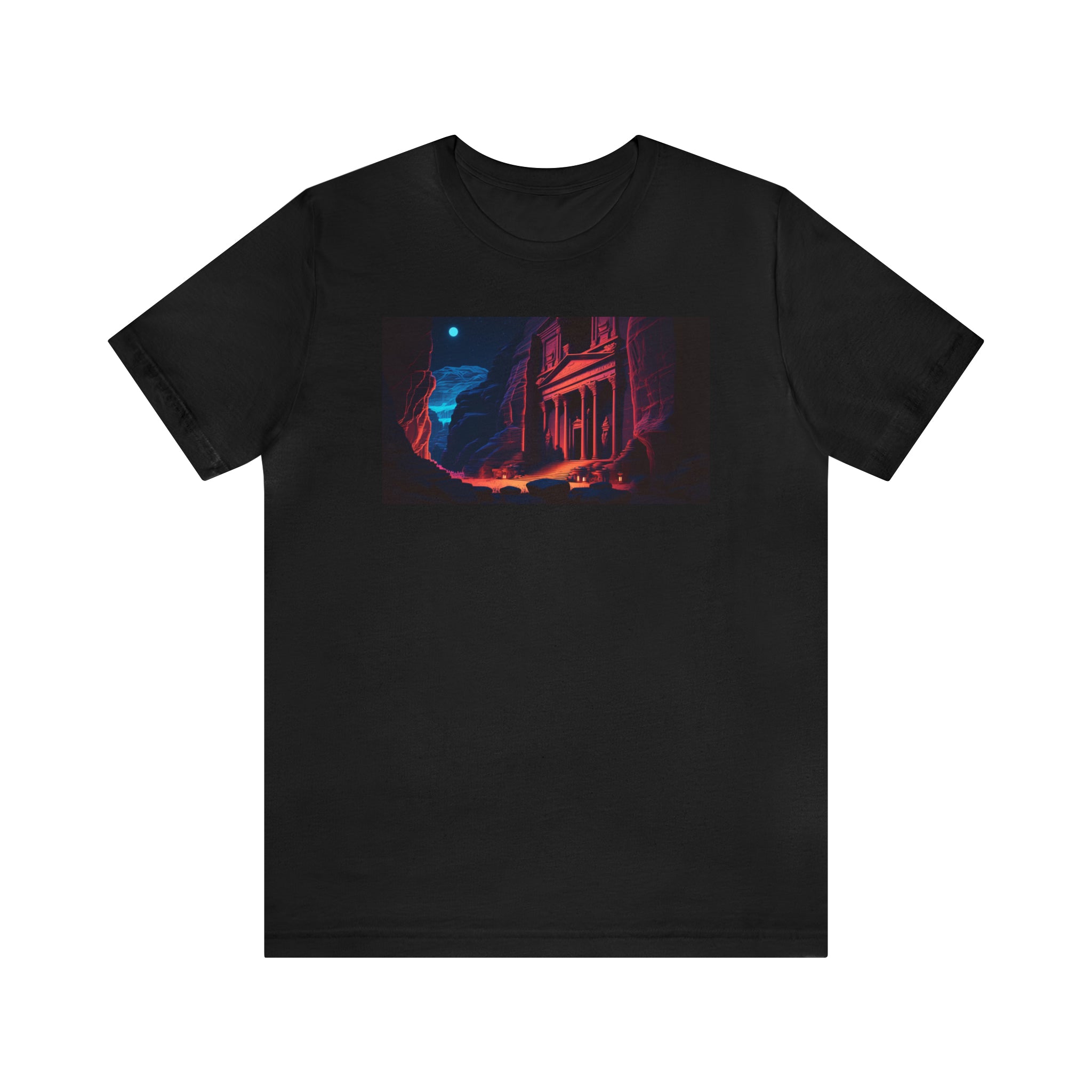 Unisex Jersey Short Sleeve Tee - Petra Caves, Jordan