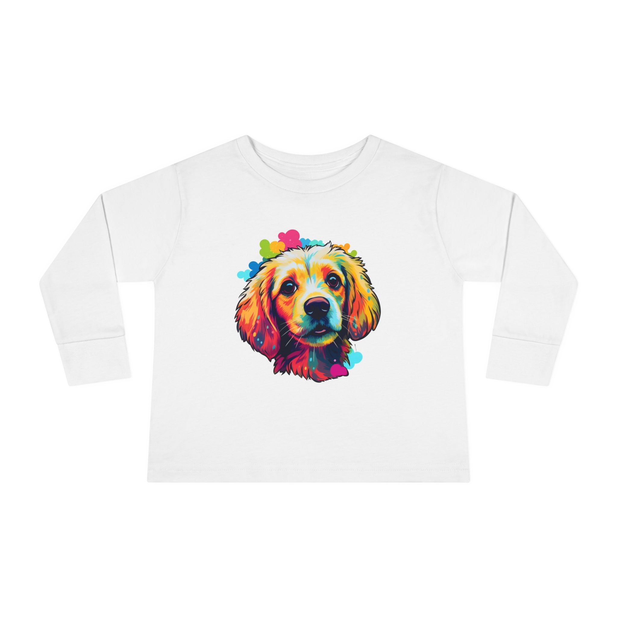 Toddler Long Sleeve Tee - Puppies 07