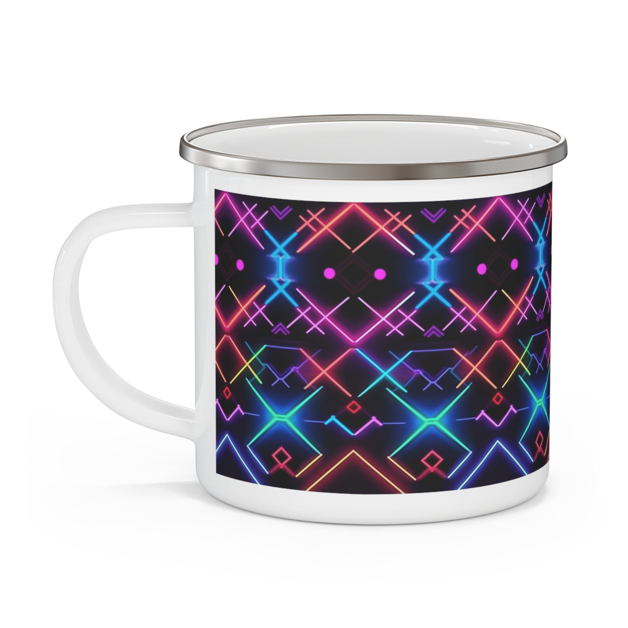 Enamel Camping Mug - Seamless Designs 18