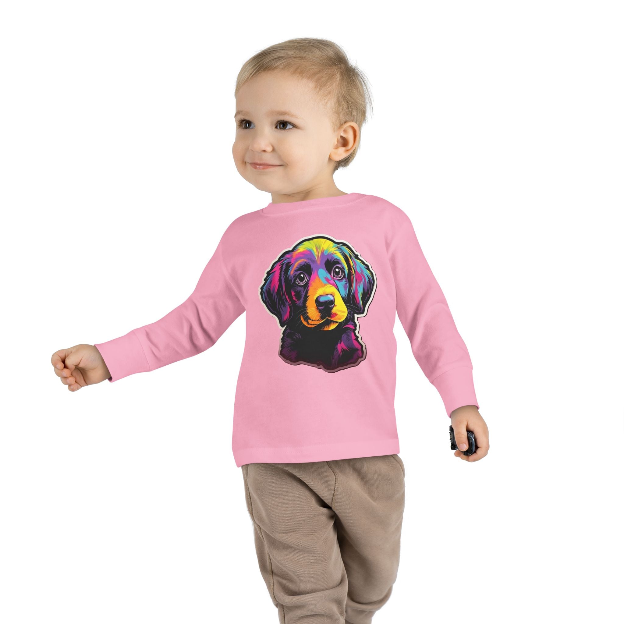 Toddler Long Sleeve Tee - Puppies 03