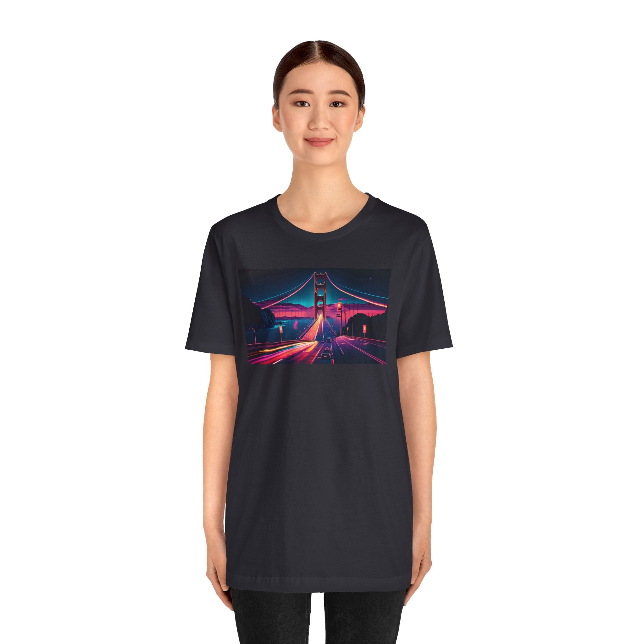 Unisex Jersey Short Sleeve Tee - Golden Gate Bridge, San Francisco, USA