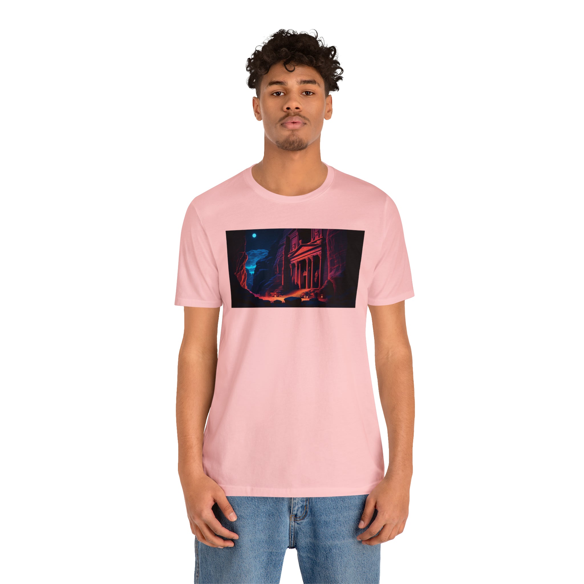 Unisex Jersey Short Sleeve Tee - Petra Caves, Jordan