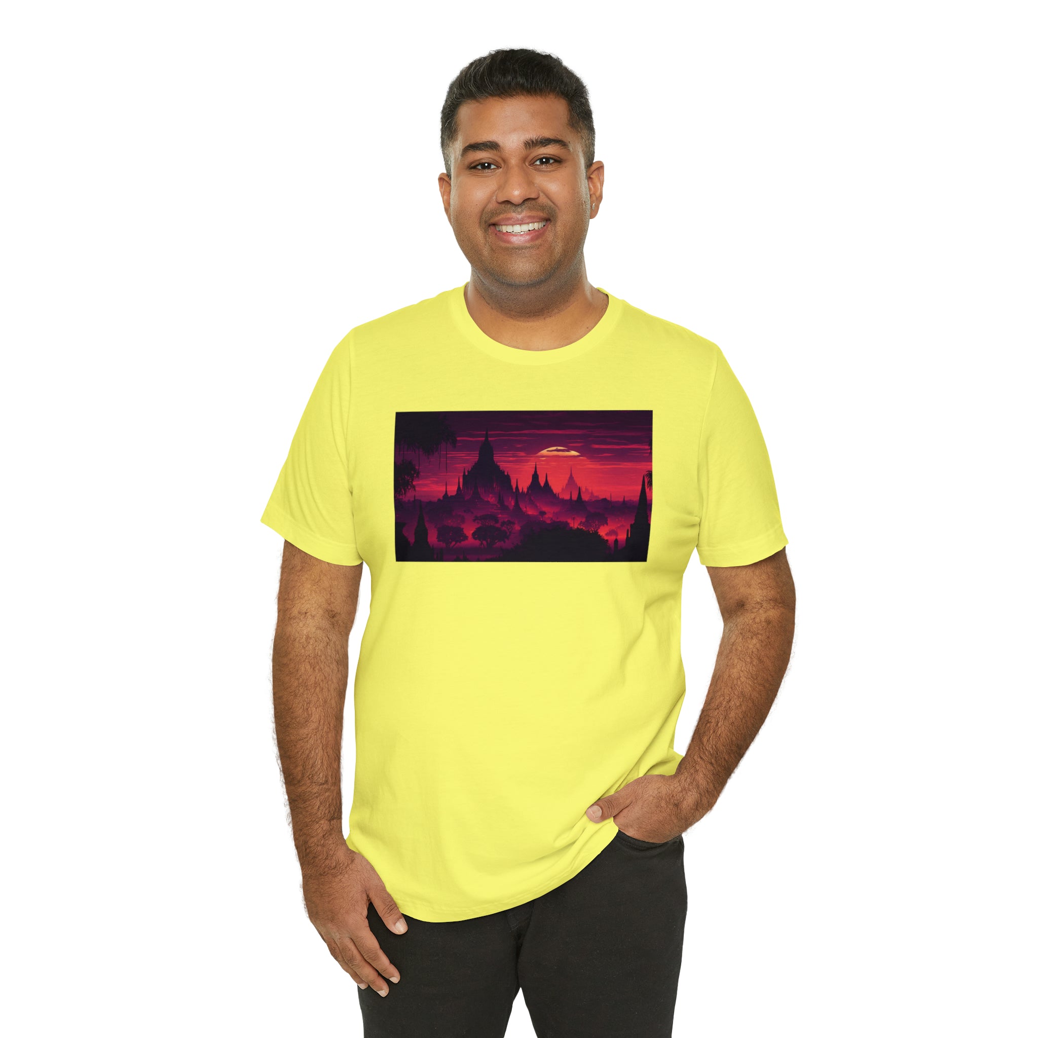 Unisex Jersey Short Sleeve Tee - Bagan, Myanmar