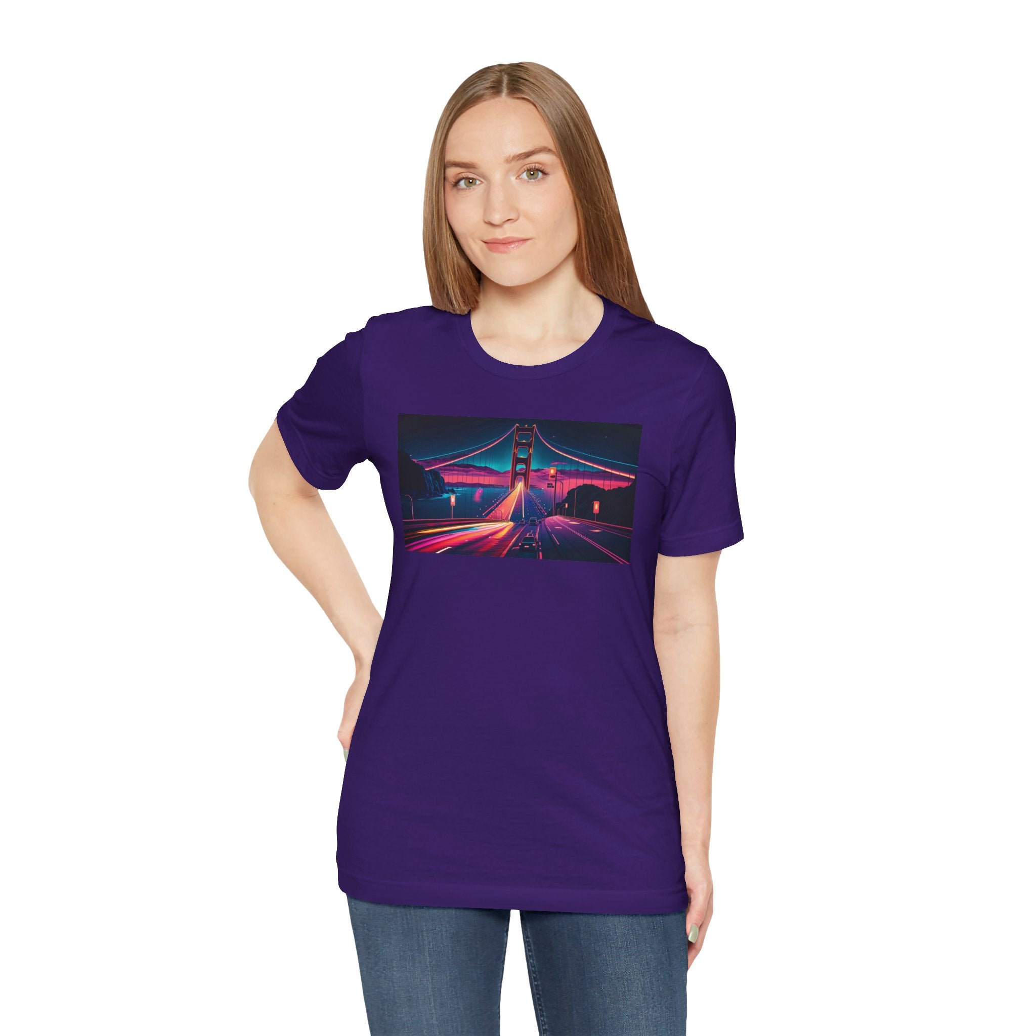 Unisex Jersey Short Sleeve Tee - Golden Gate Bridge, San Francisco, USA
