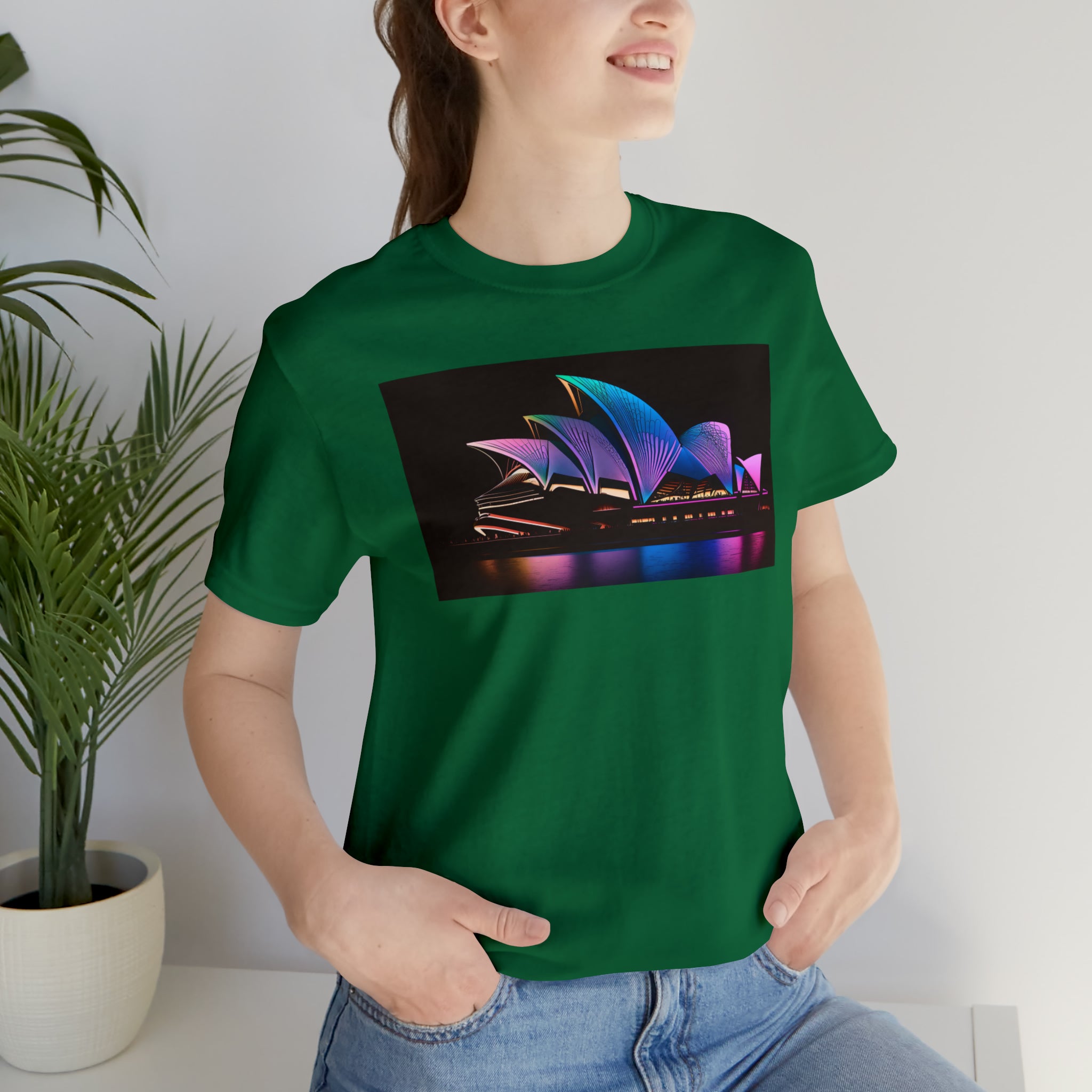 Unisex Jersey Short Sleeve Tee - Sydney Opera House, Australia
