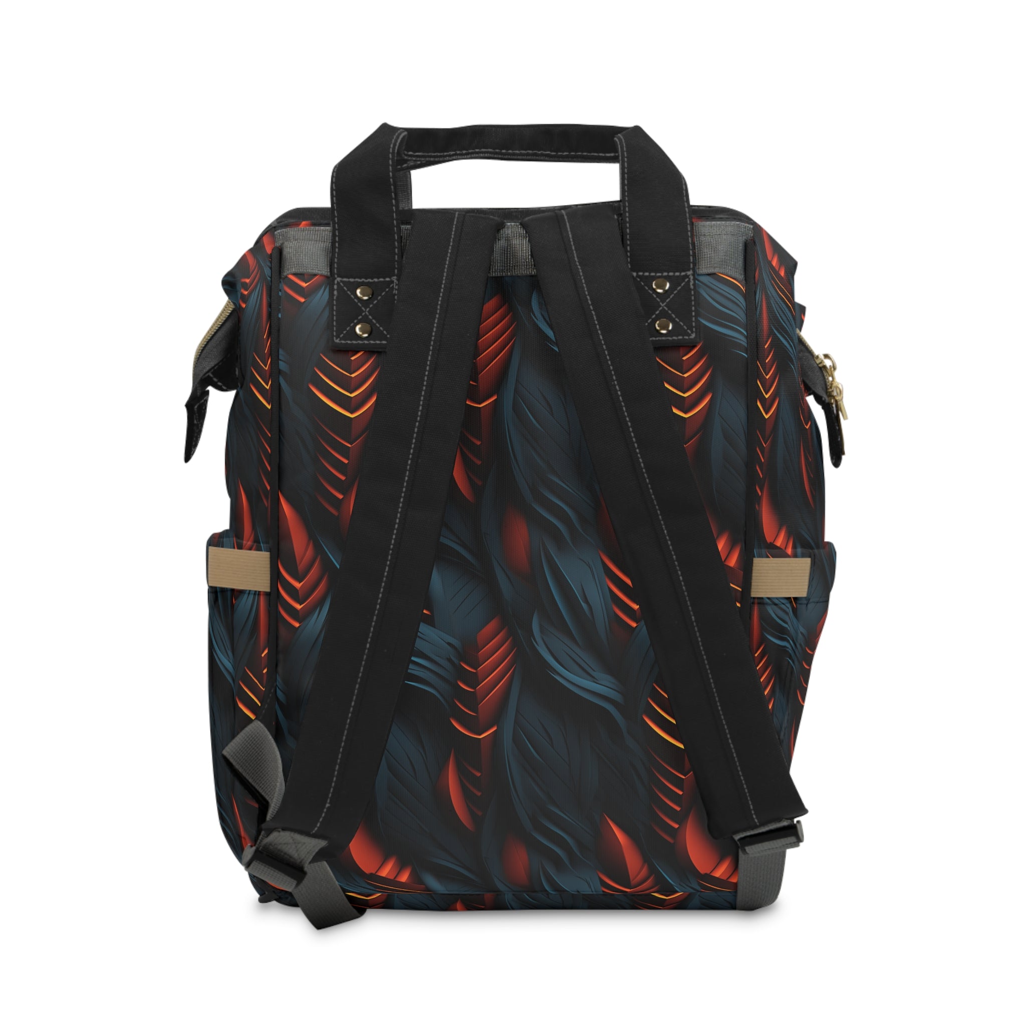 Multifunctional Diaper Backpack (AOP) - Abstract Designs 03