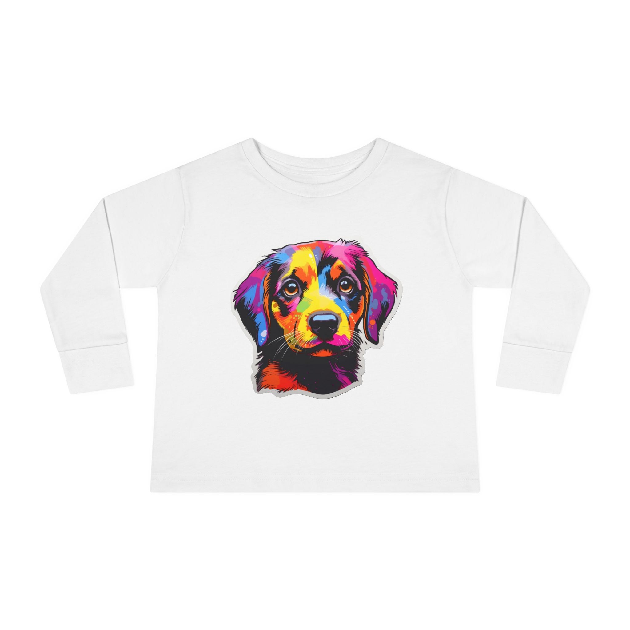 Toddler Long Sleeve Tee - Puppies 10