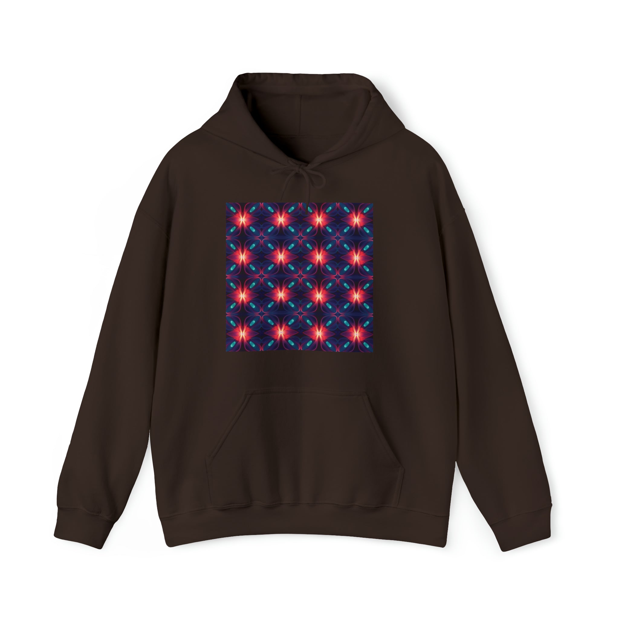 Unisex Heavy Blend™ Hooded Sweatshirt - Abstract Neon Designs 04