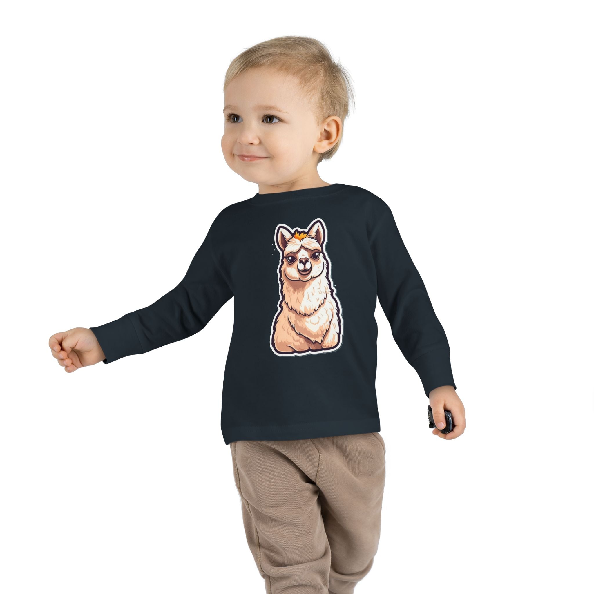 Toddler Long Sleeve Tee - Llama Calf
