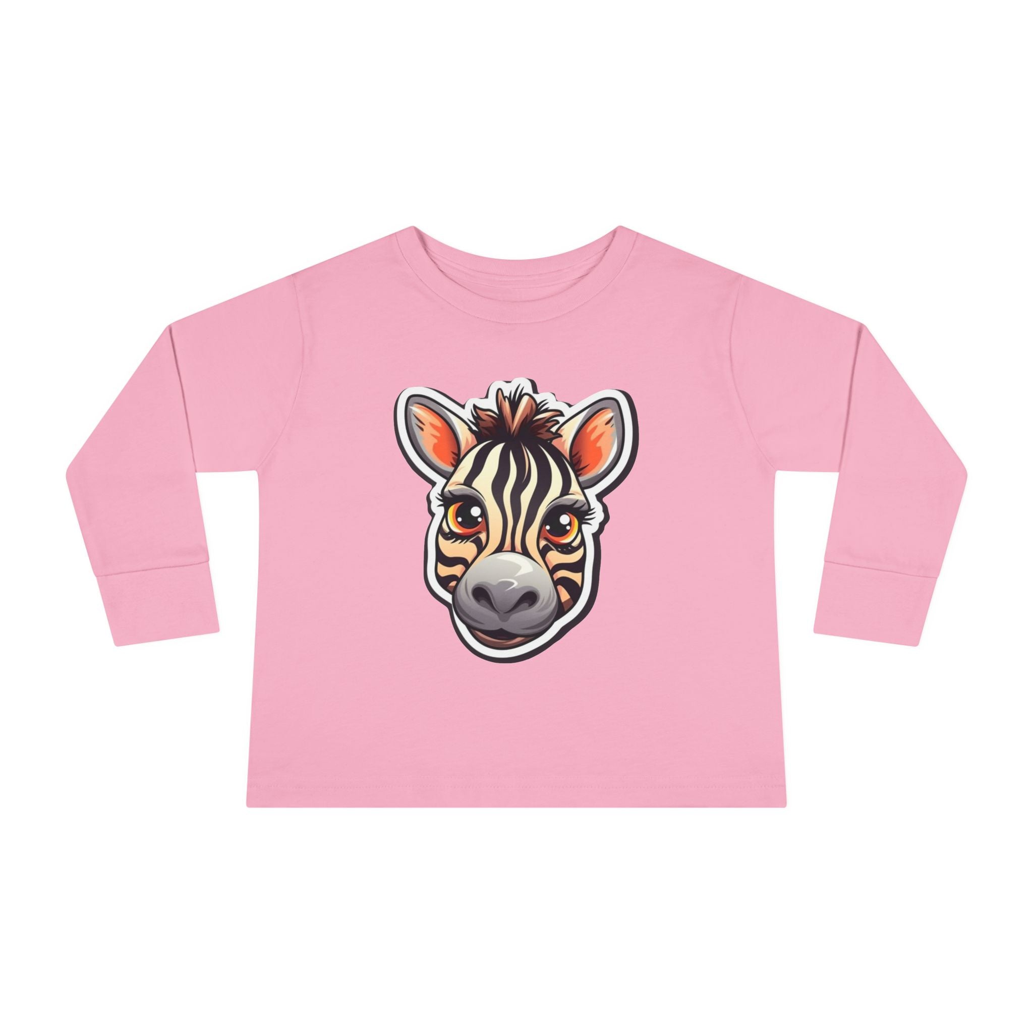 Toddler Long Sleeve Tee - Zebra Foal