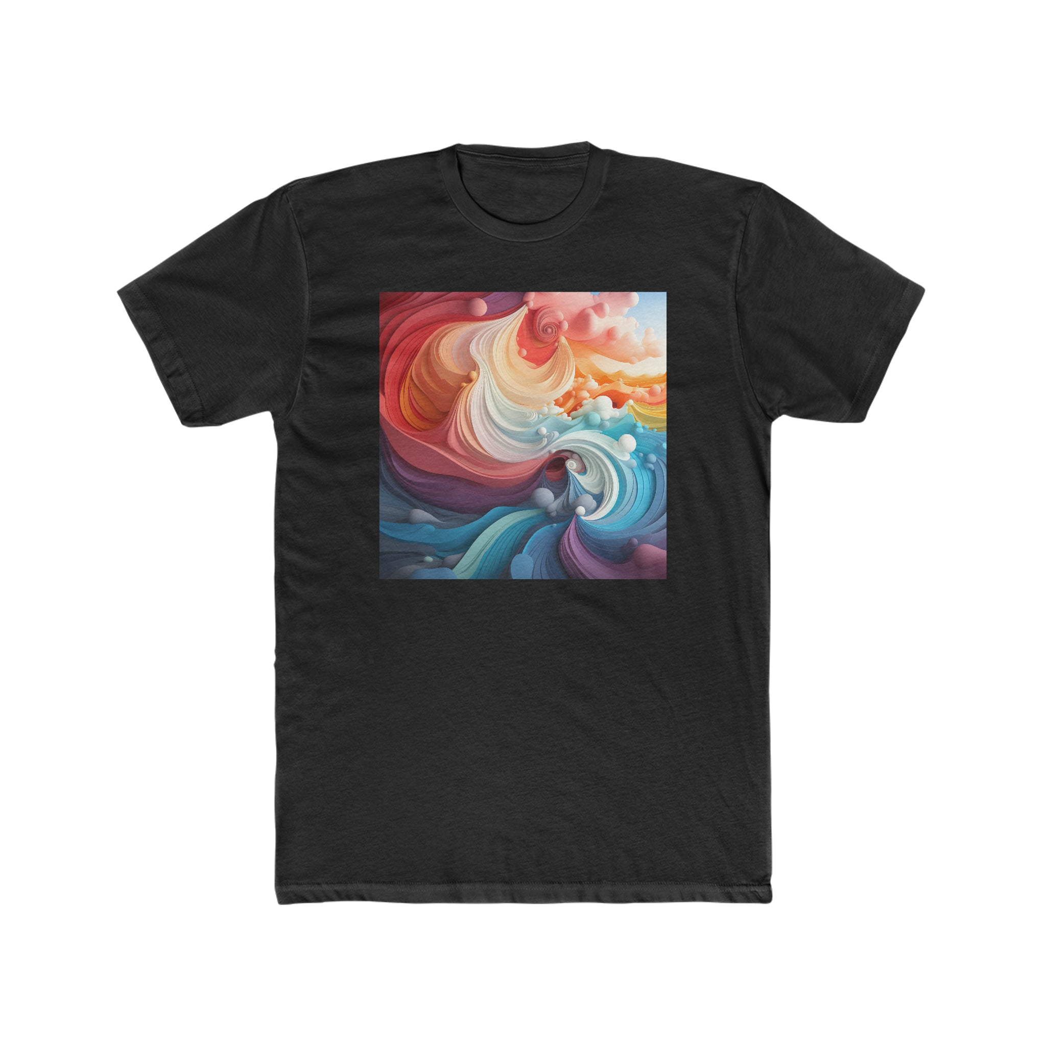 Men's Cotton Crew Tee - Vector Art Design 15