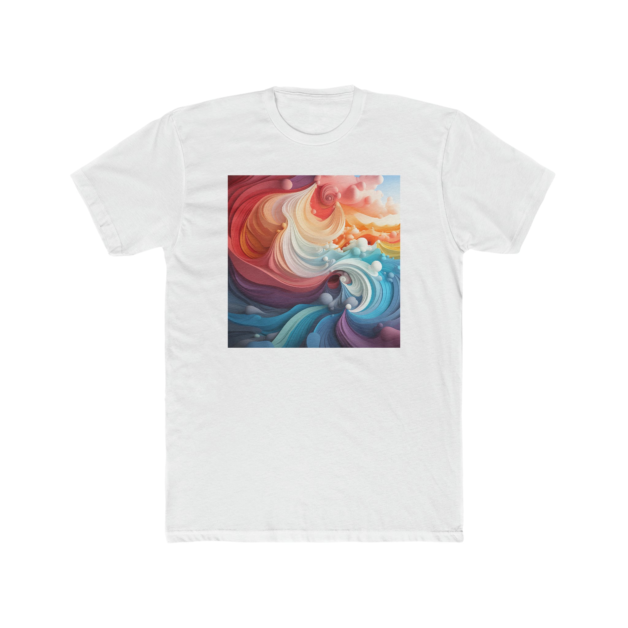 Men's Cotton Crew Tee - Vector Art Design 15
