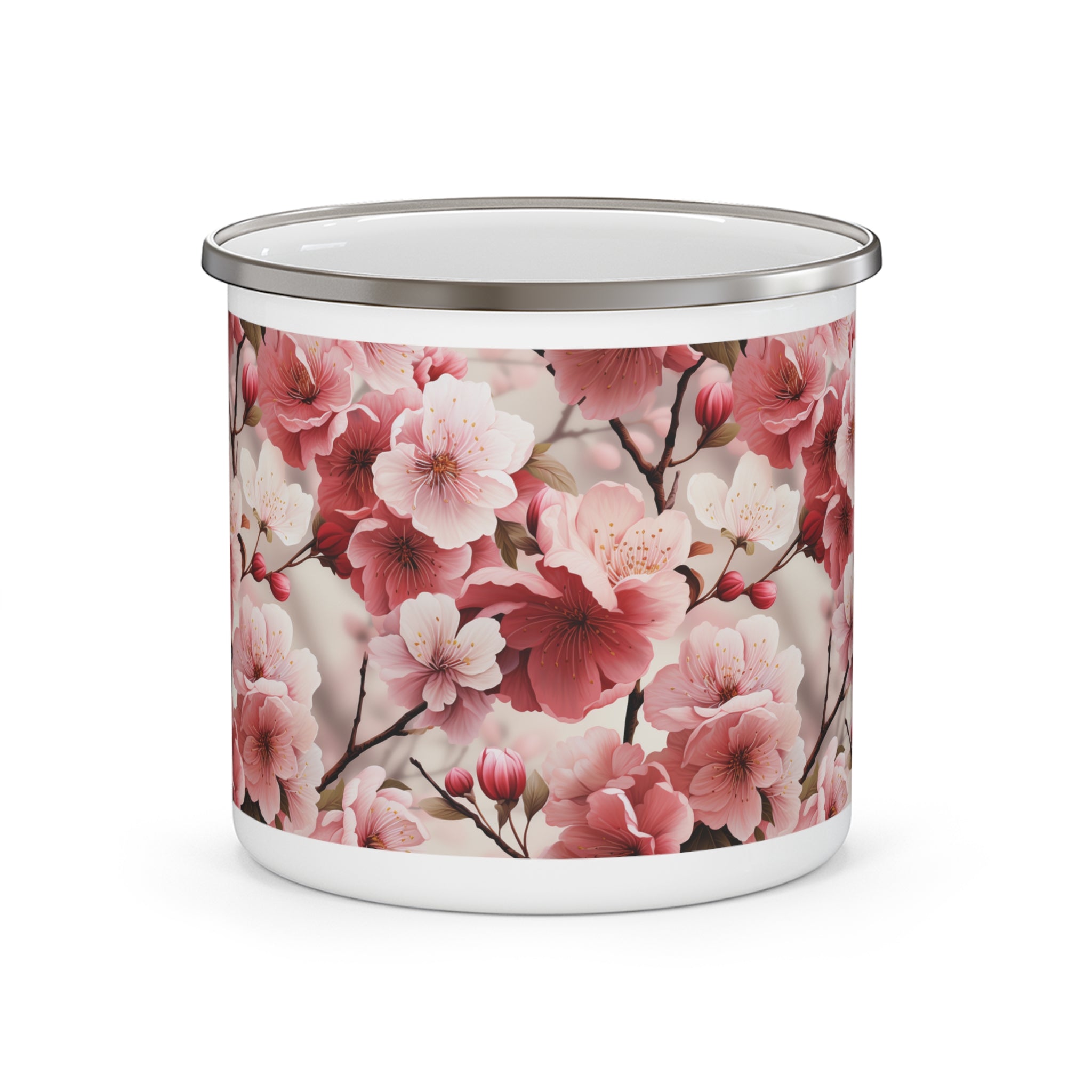 Enamel Camping Mug - Seamless Designs 04