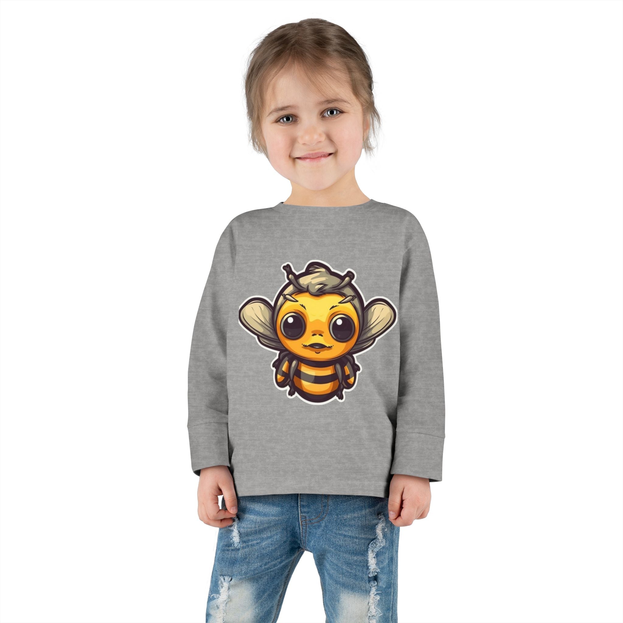 Toddler Long Sleeve Tee - Bee Larva