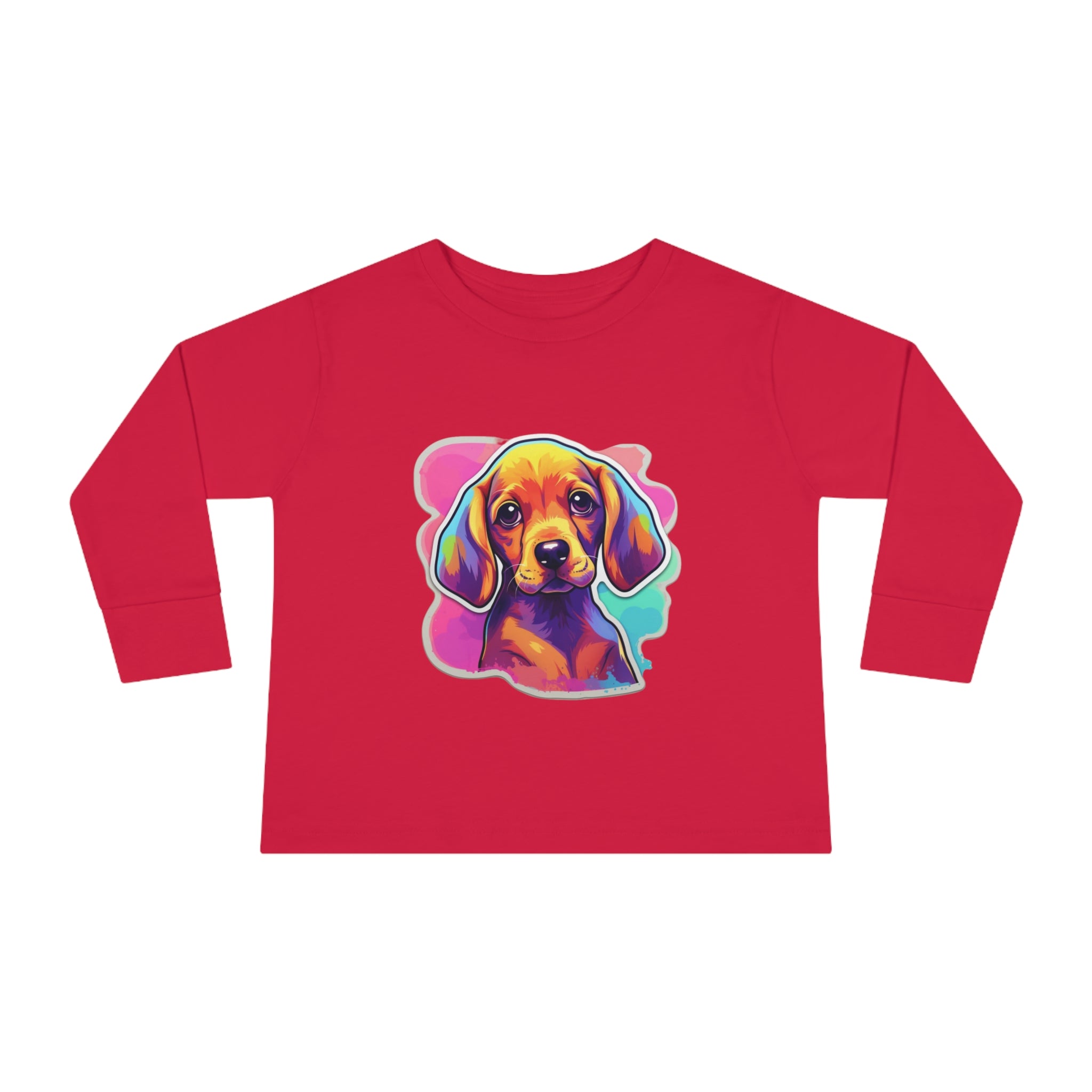 Toddler Long Sleeve Tee - Puppies 06