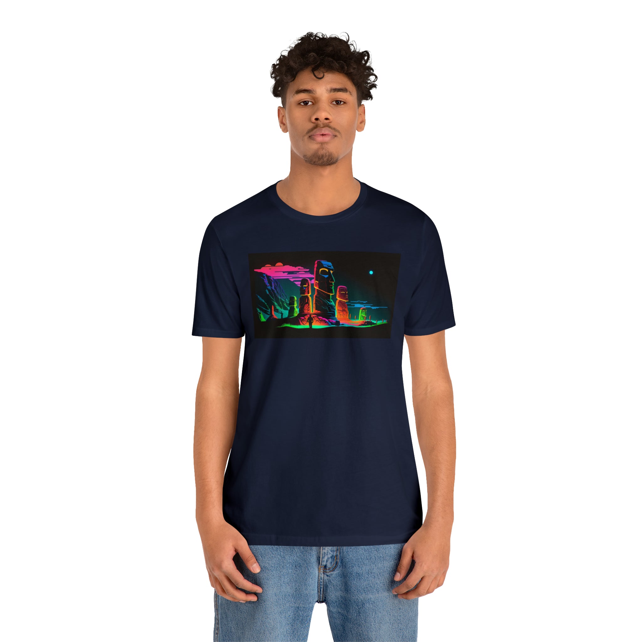 Unisex Jersey Short Sleeve Tee - Easter Islands, Chile