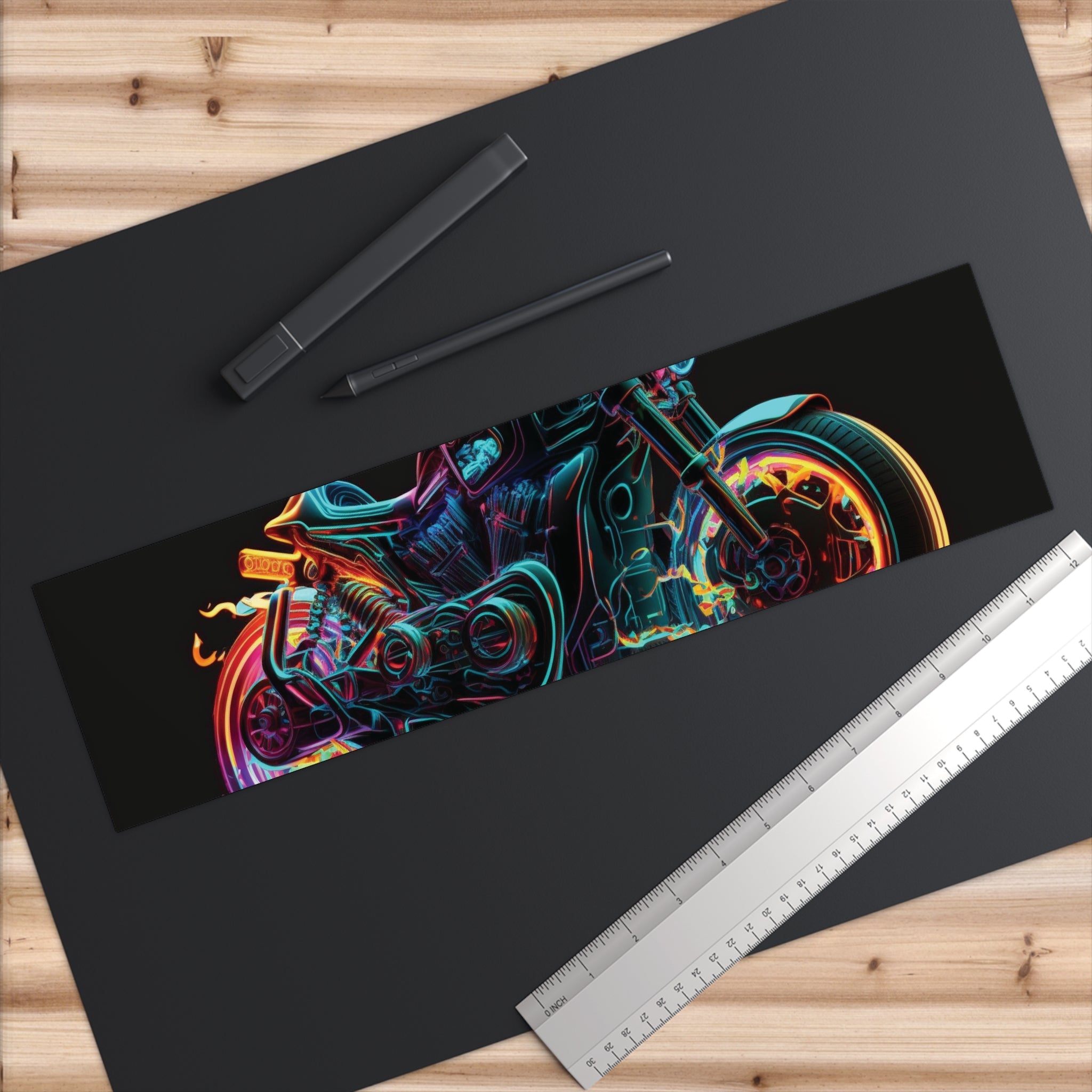 Bumper Stickers - Neon Motorcycle Design 10