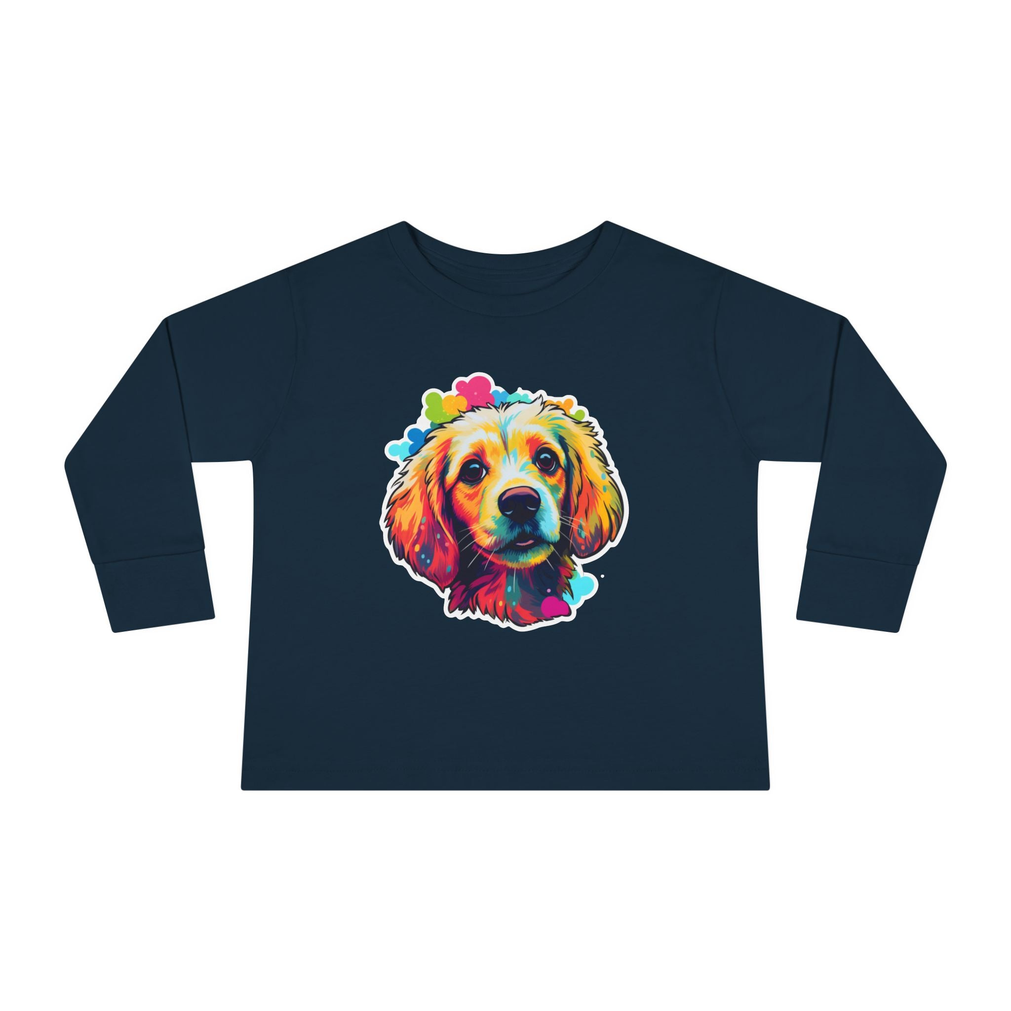 Toddler Long Sleeve Tee - Puppies 07