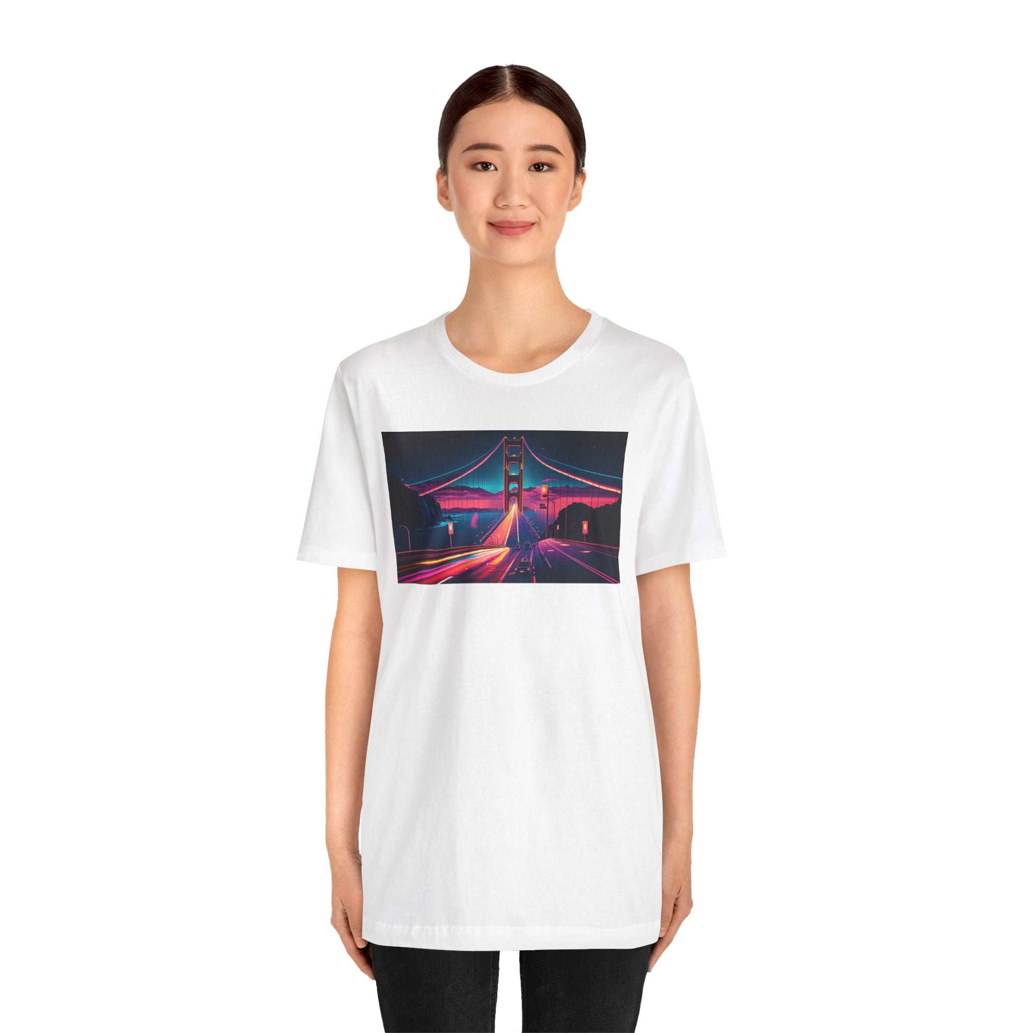Unisex Jersey Short Sleeve Tee - Golden Gate Bridge, San Francisco, USA