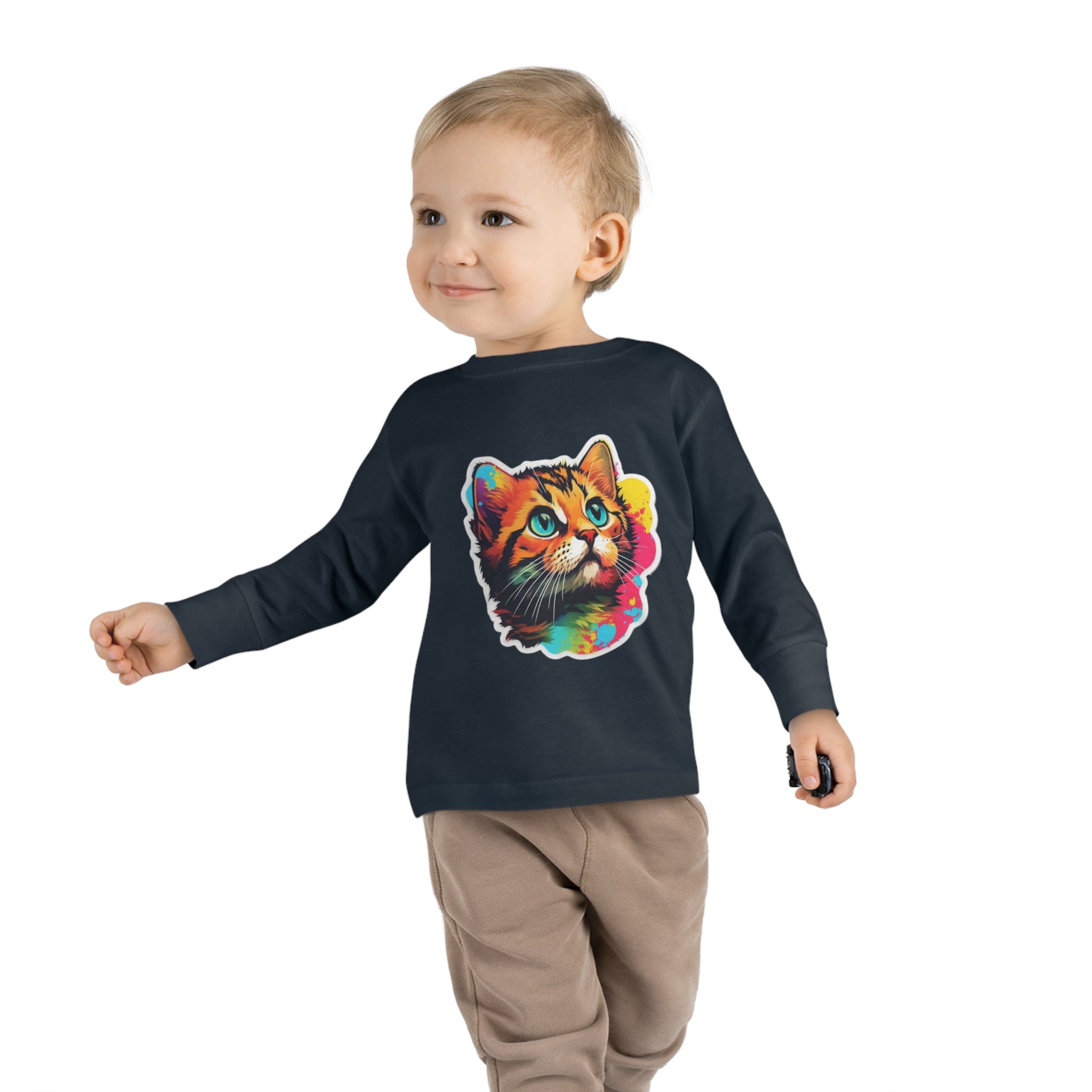 Toddler Long Sleeve Tee - Kittens 05