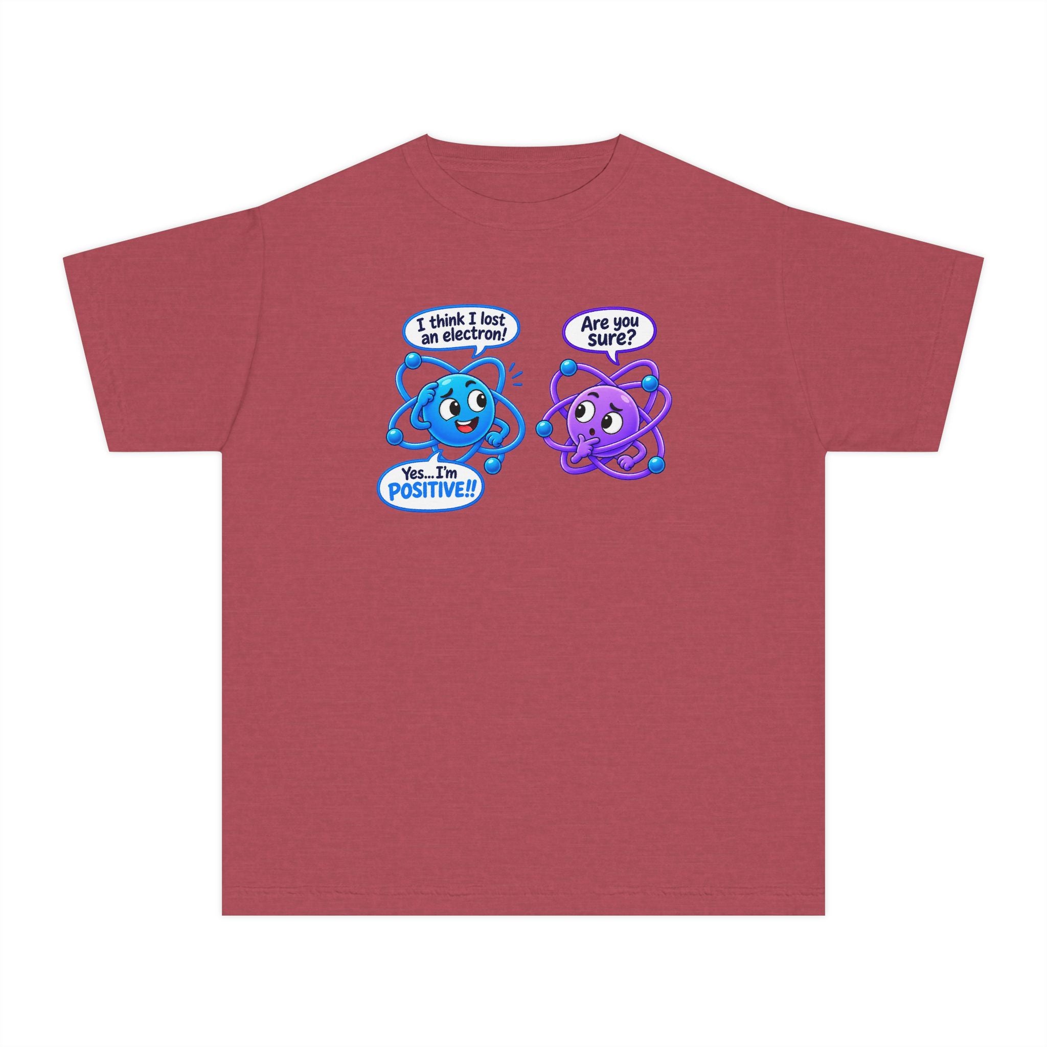 Youth Midweight Cotton Tee - Science collection - Atomic Conversation