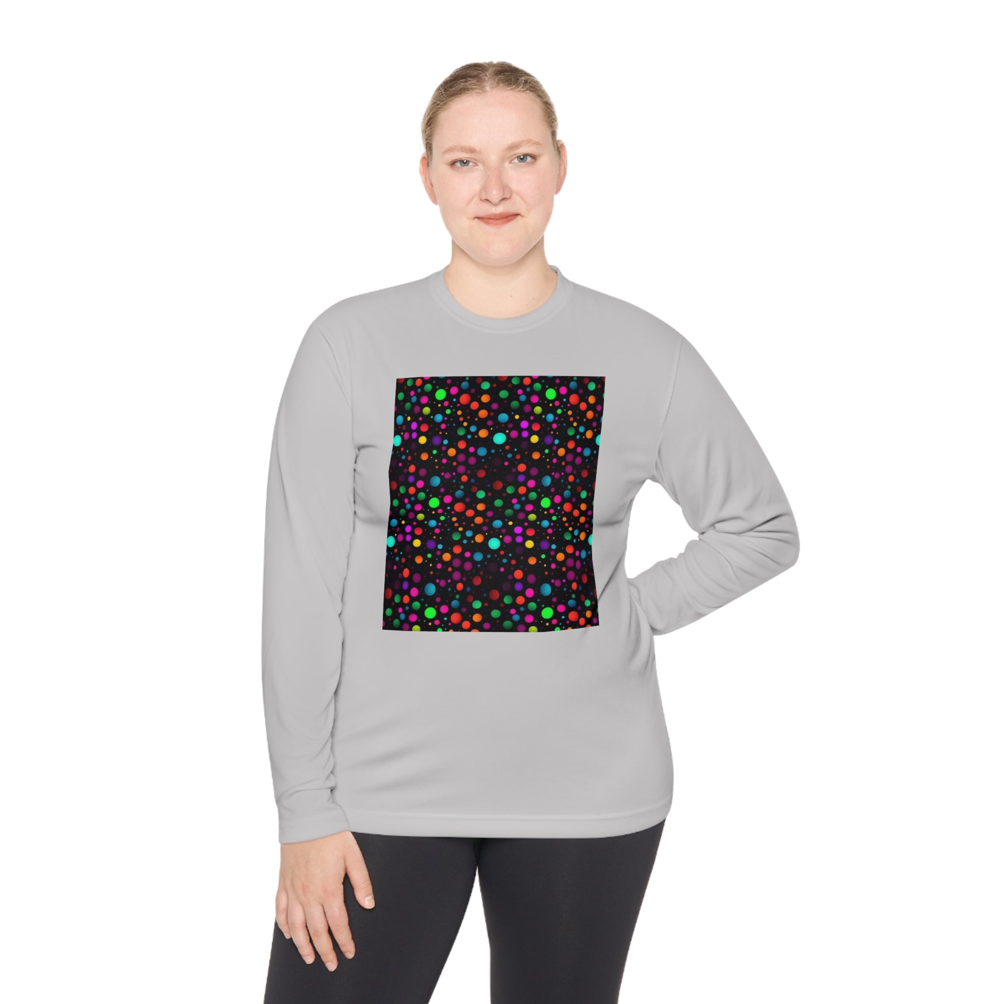Unisex Lightweight Long Sleeve Tee (AOP) - Abstract Designs 15