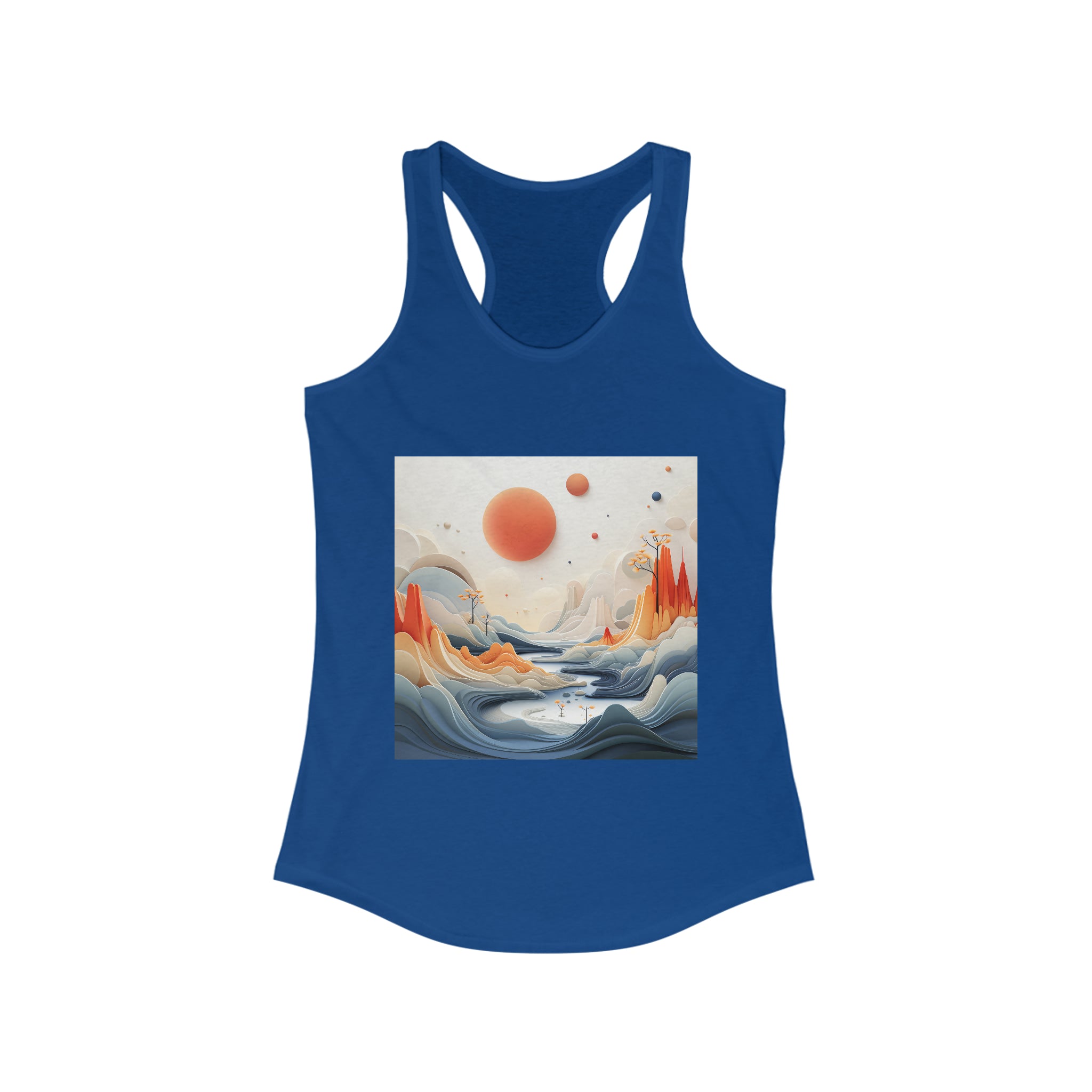 Women's Ideal Racerback Tank - Vector Art Design 13