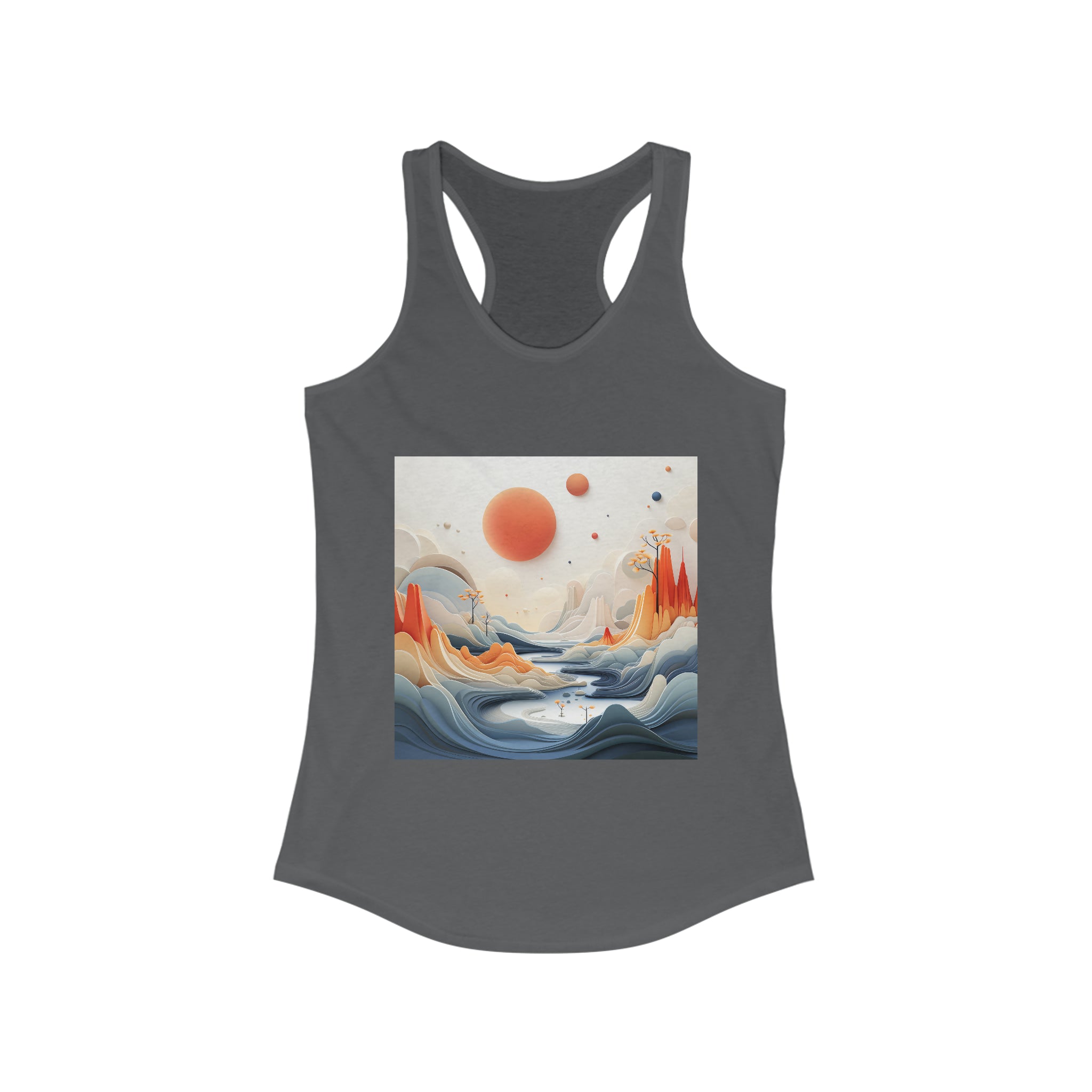 Women's Ideal Racerback Tank - Vector Art Design 13