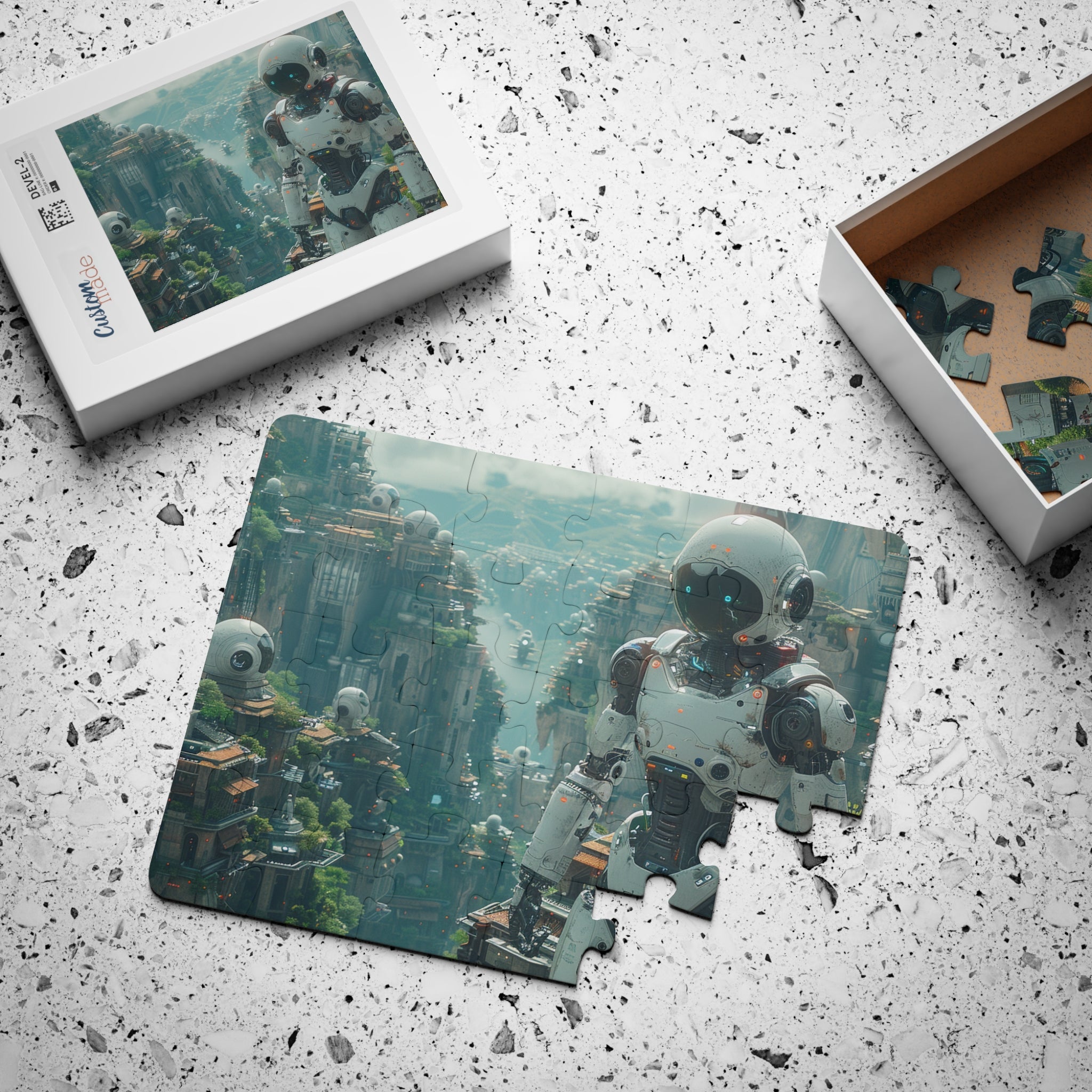 Kids' Puzzle, 30-Piece - Robot City