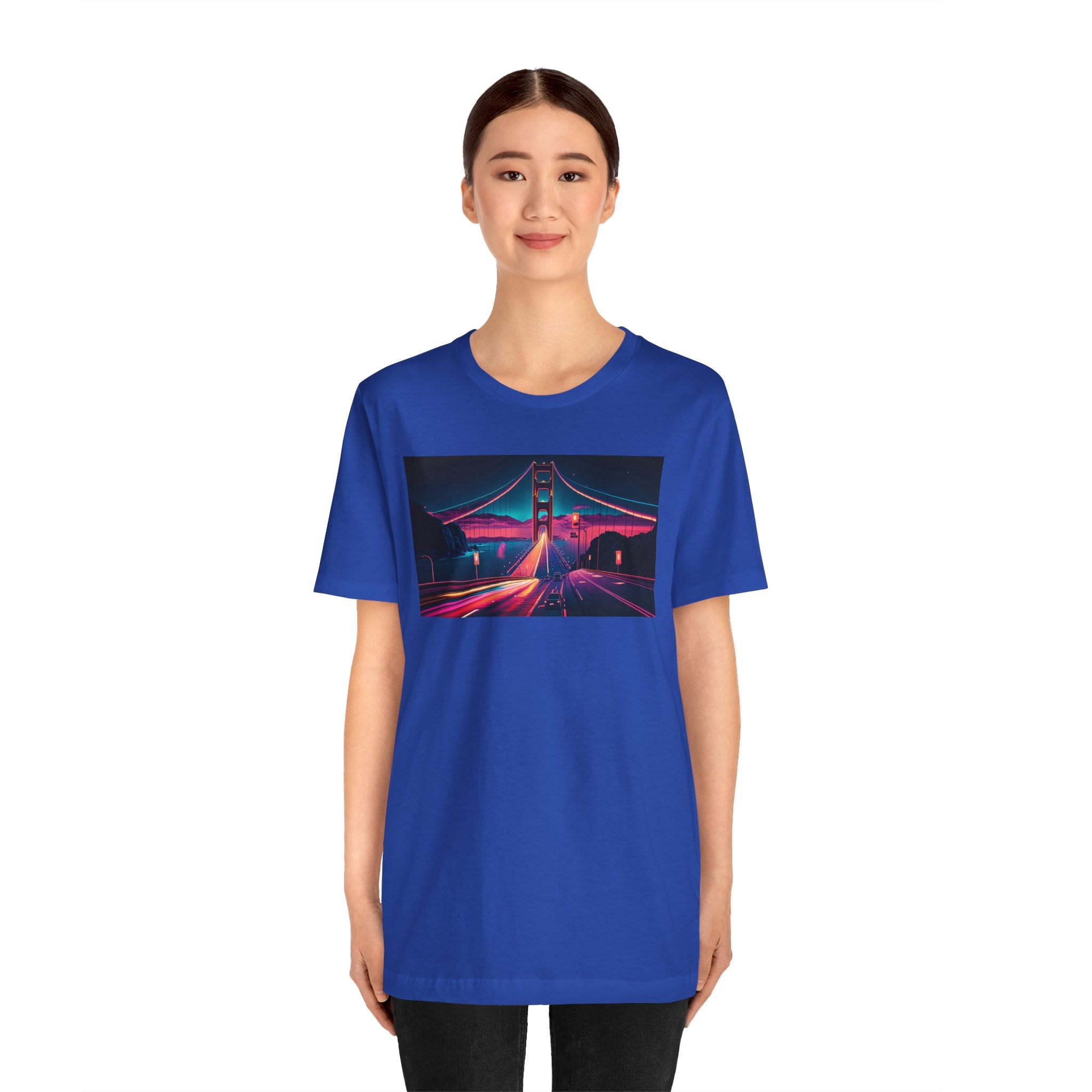 Unisex Jersey Short Sleeve Tee - Golden Gate Bridge, San Francisco, USA