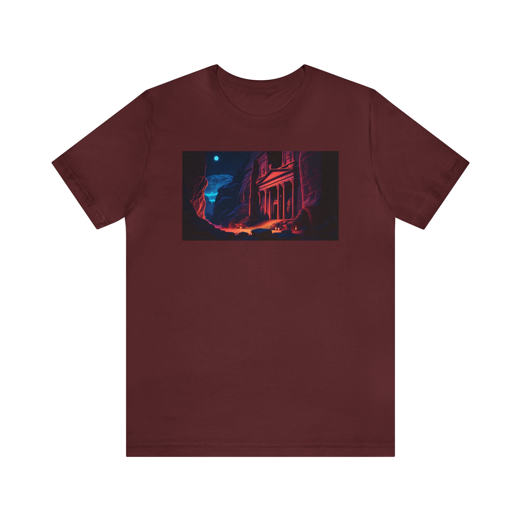 Unisex Jersey Short Sleeve Tee - Petra Caves, Jordan