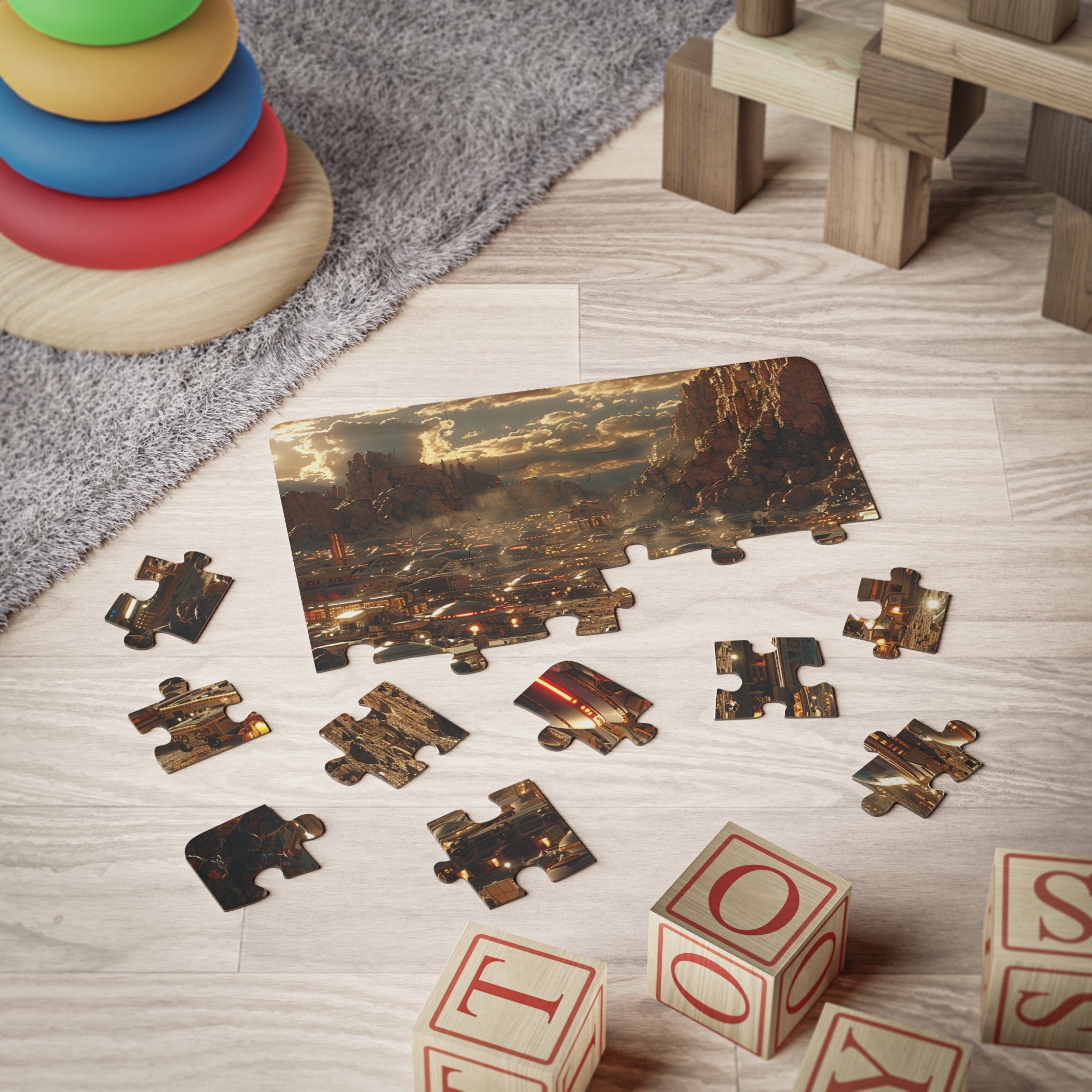 Kids' Puzzle, 30-Piece - Mars Colony