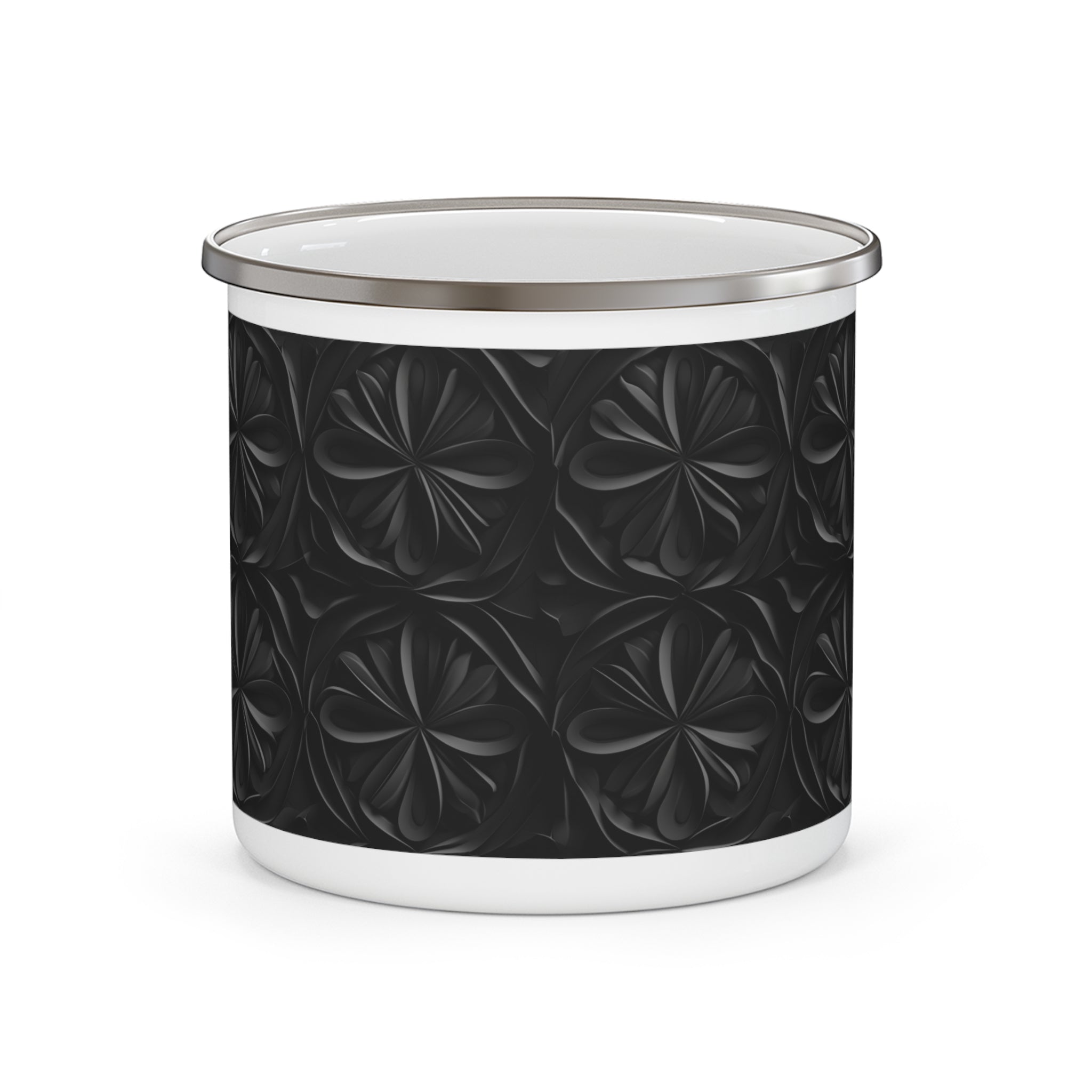 Enamel Camping Mug - Seamless Designs 07