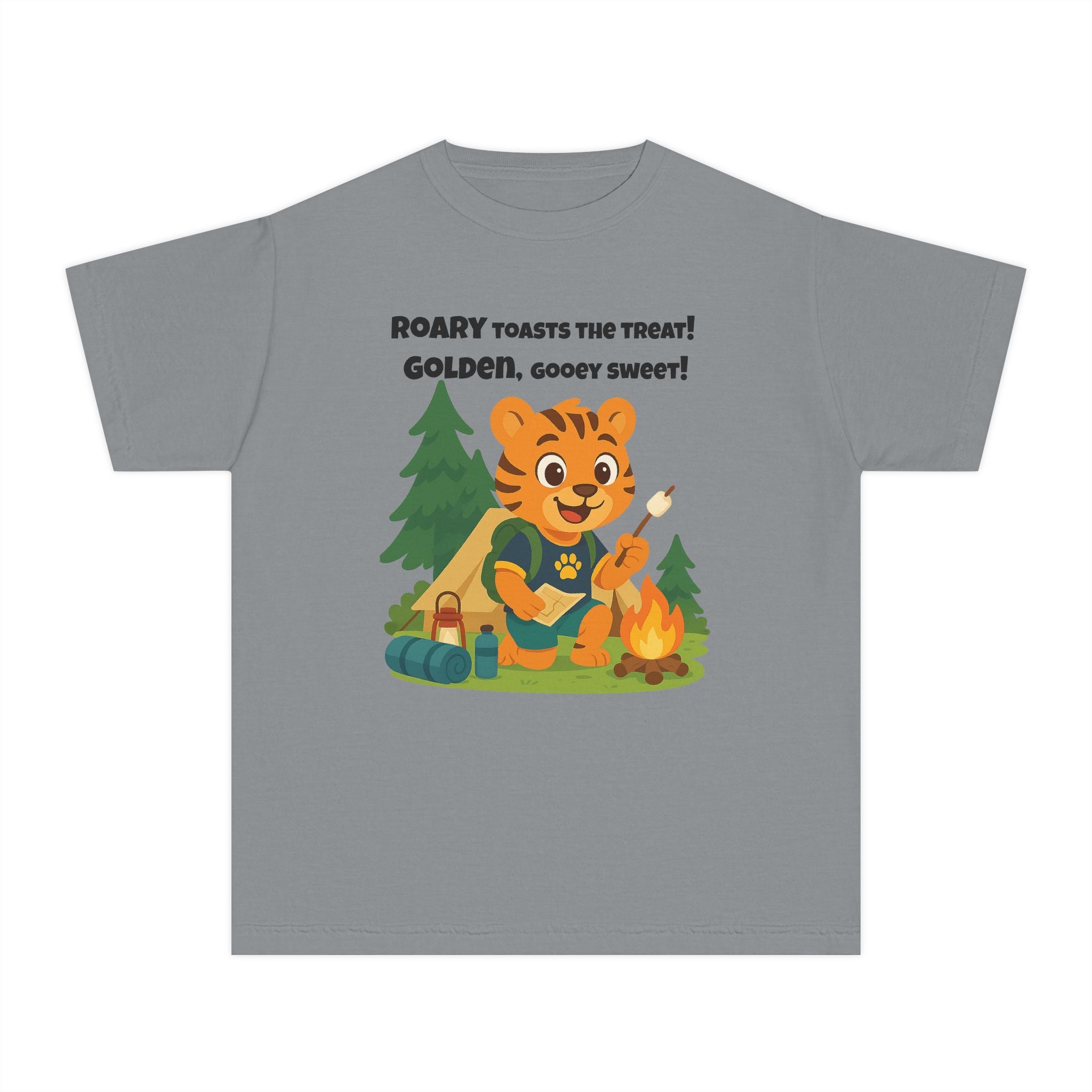 Youth Midweight Cotton Tee - Roary's Camping Adventures