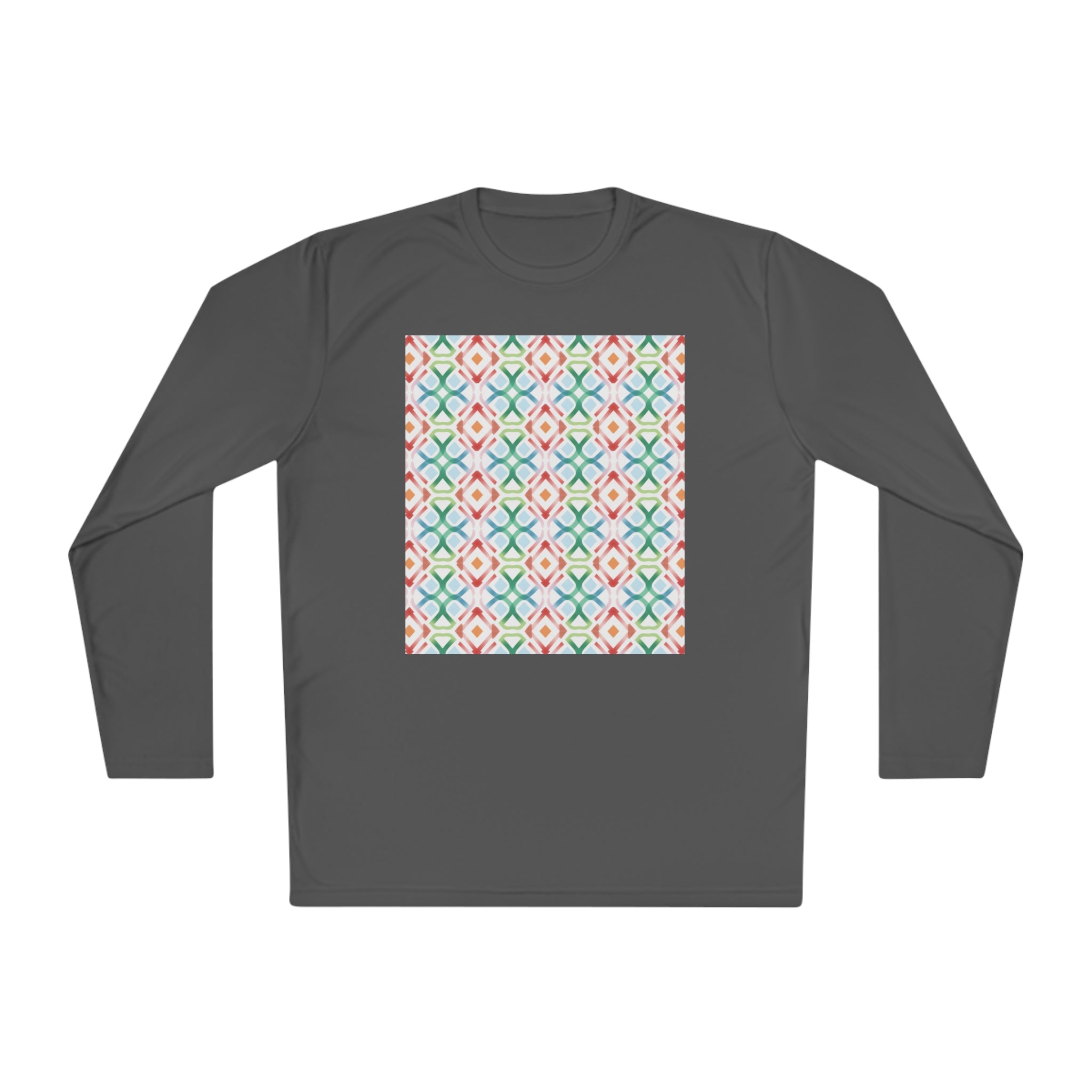 Unisex Lightweight Long Sleeve Tee (AOP) - Abstract Designs 09