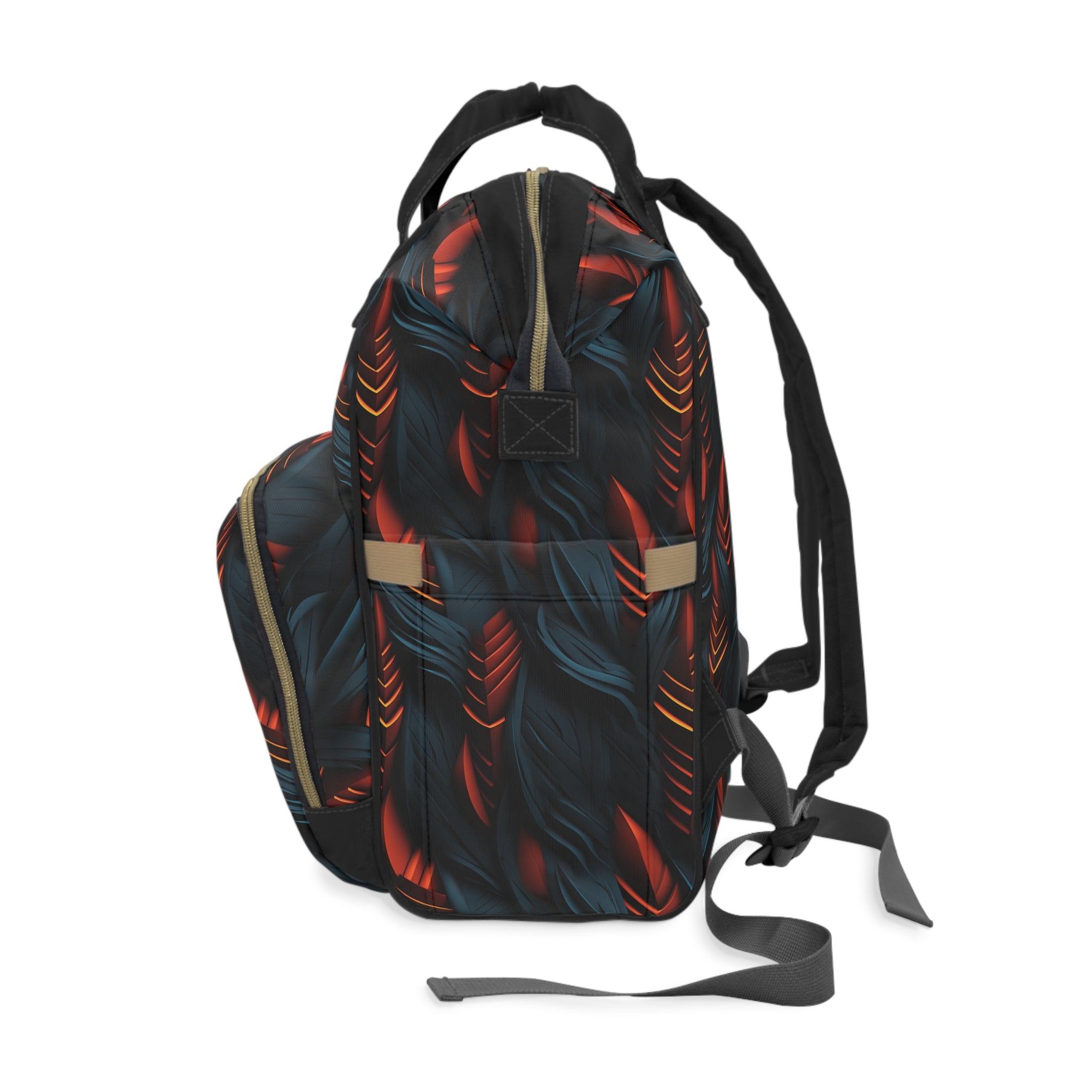 Multifunctional Diaper Backpack (AOP) - Abstract Designs 03