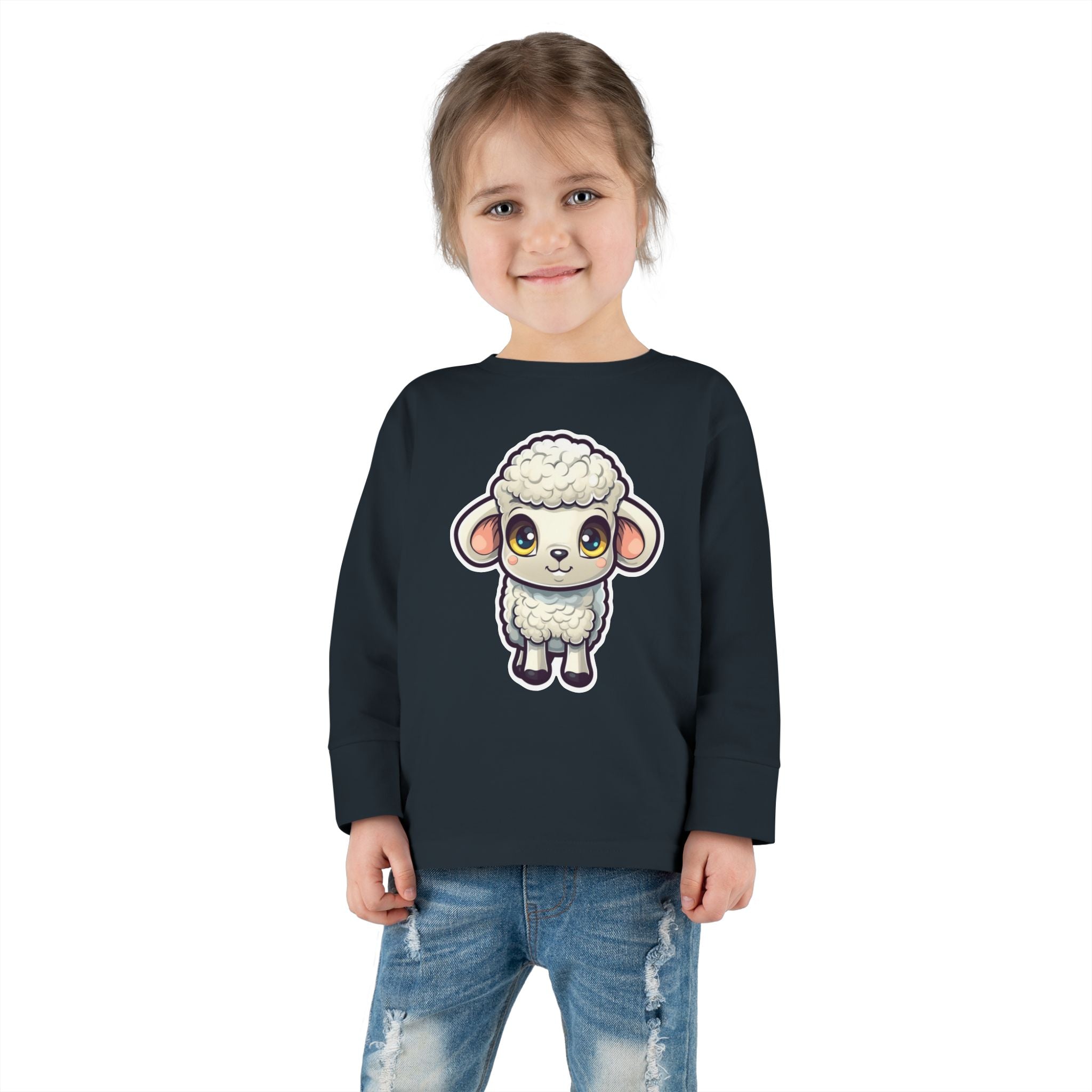 Toddler Long Sleeve Tee - Sheep Lamb