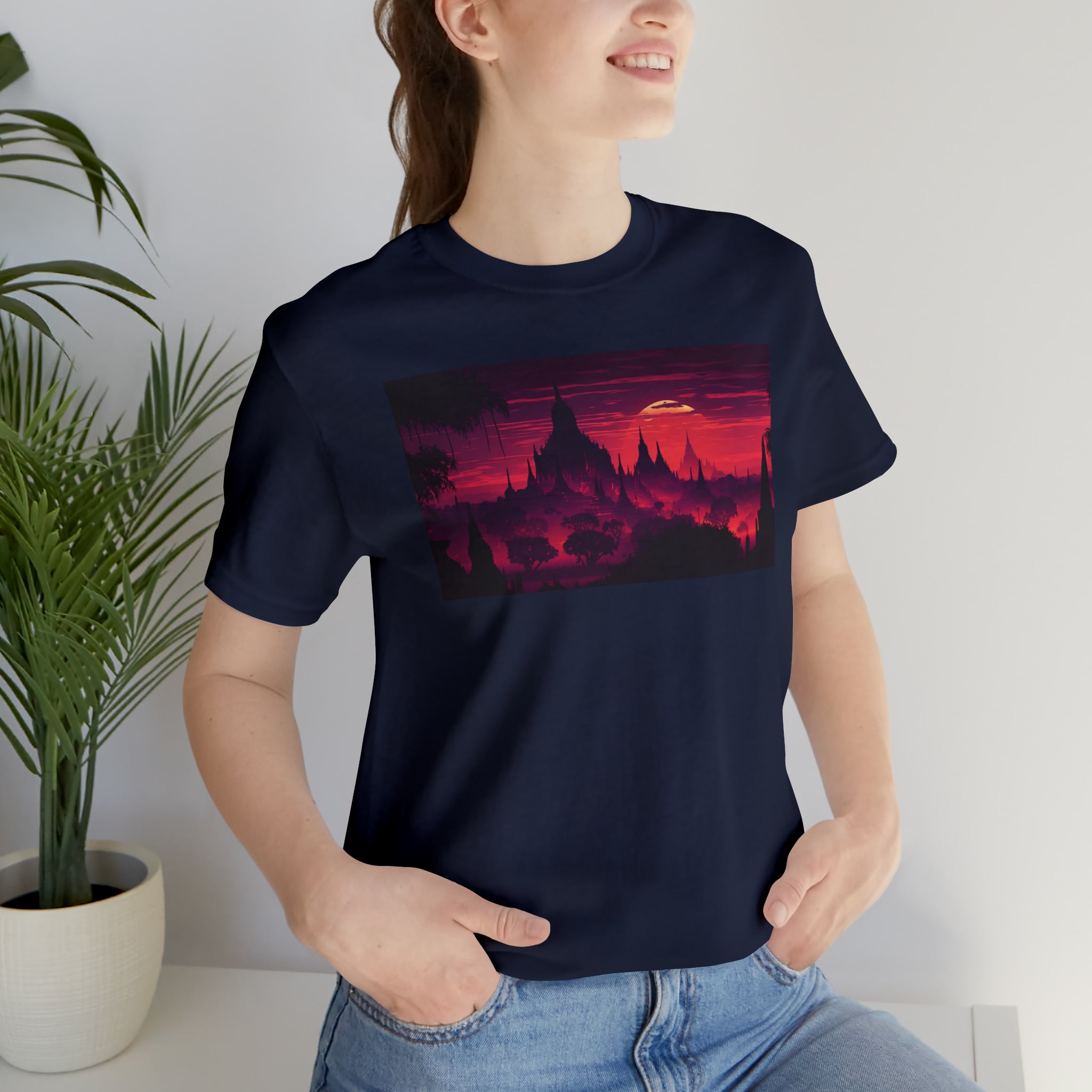 Unisex Jersey Short Sleeve Tee - Bagan, Myanmar