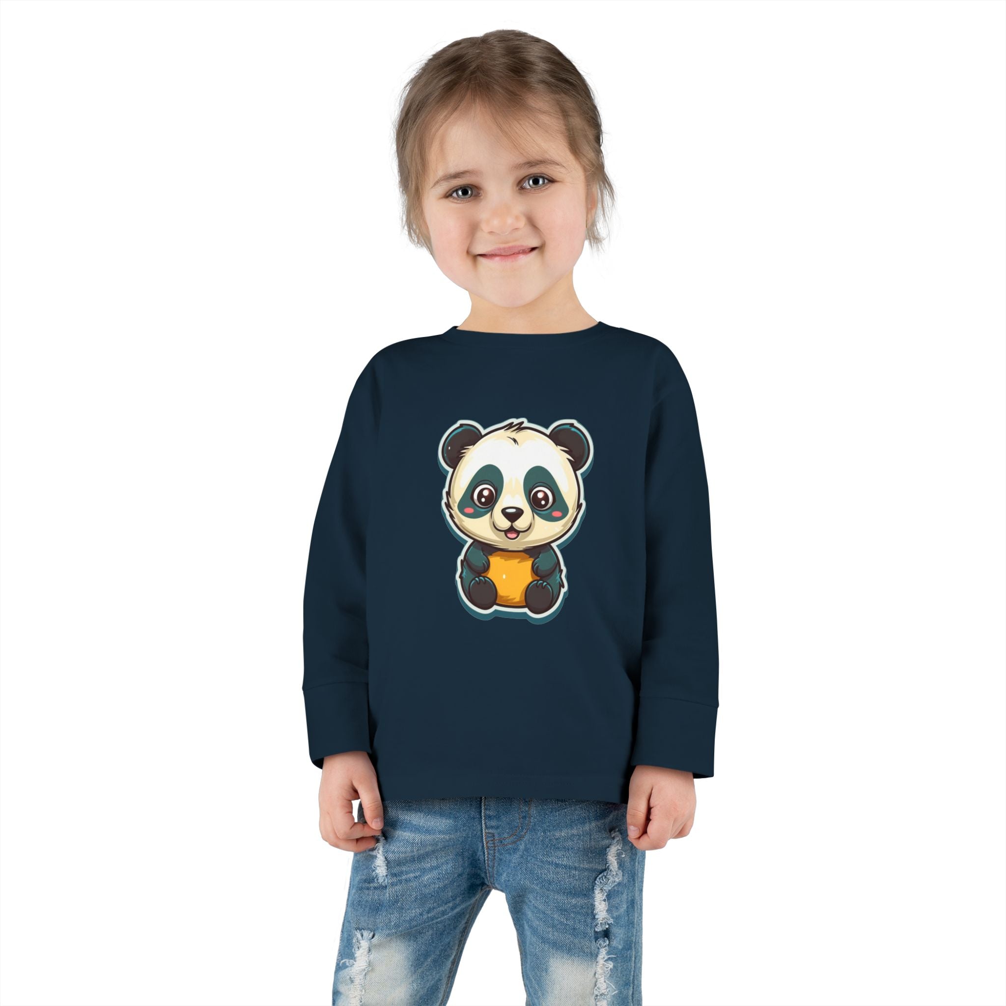 Toddler Long Sleeve Tee - Panda Cub
