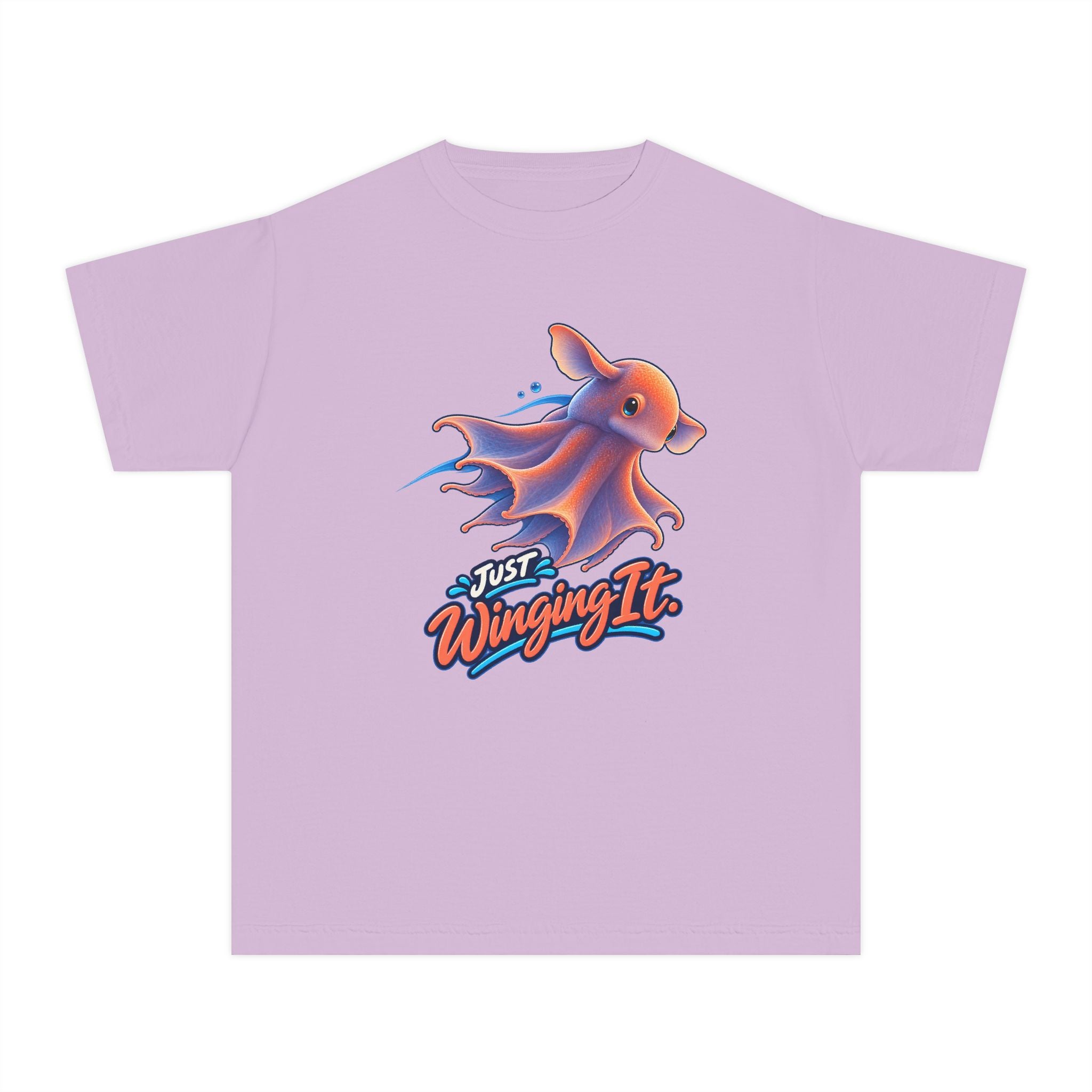 Youth Midweight Cotton Tee - Dumbo Octopus