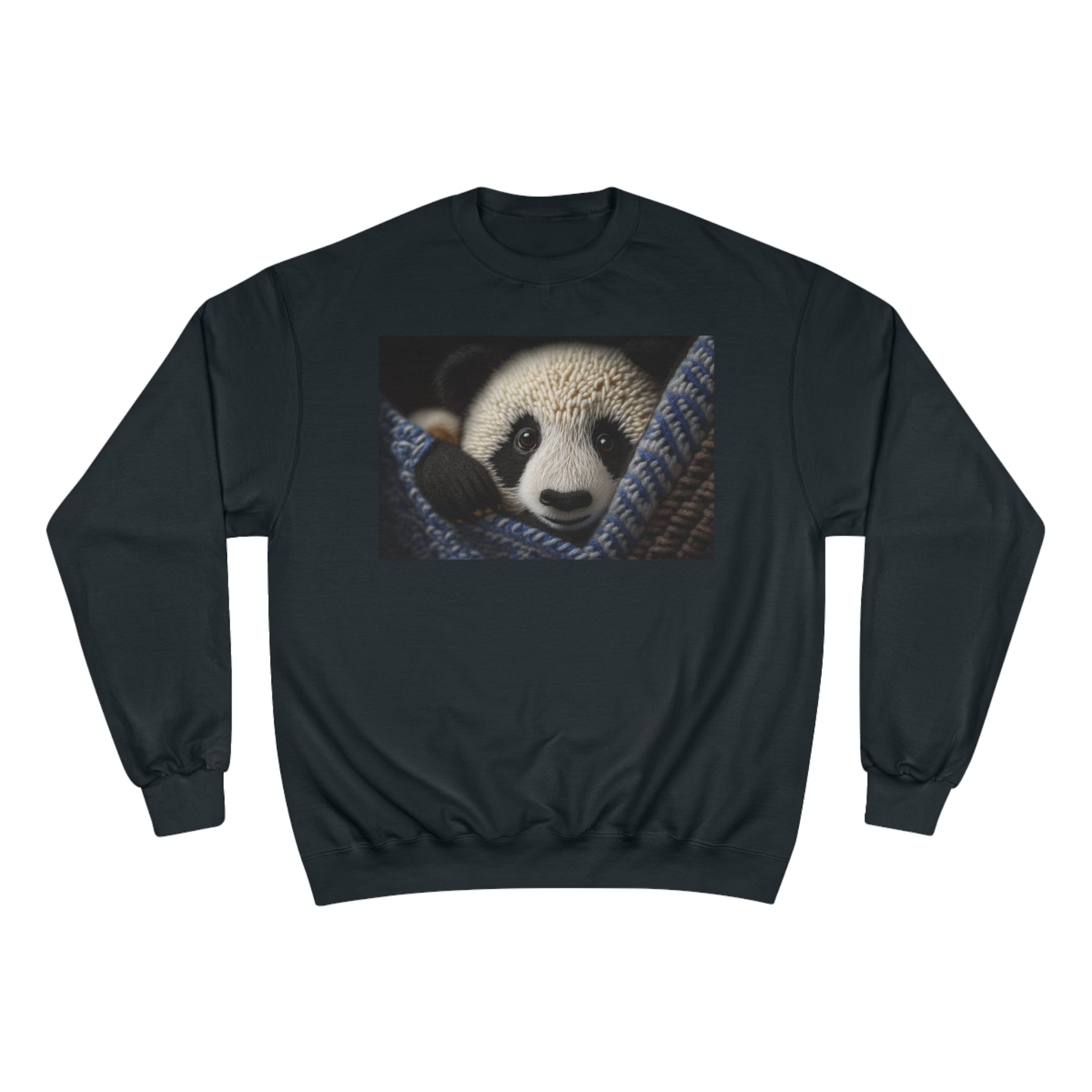 Champion Sweatshirt - Knit Animals, Giant Panda Cub