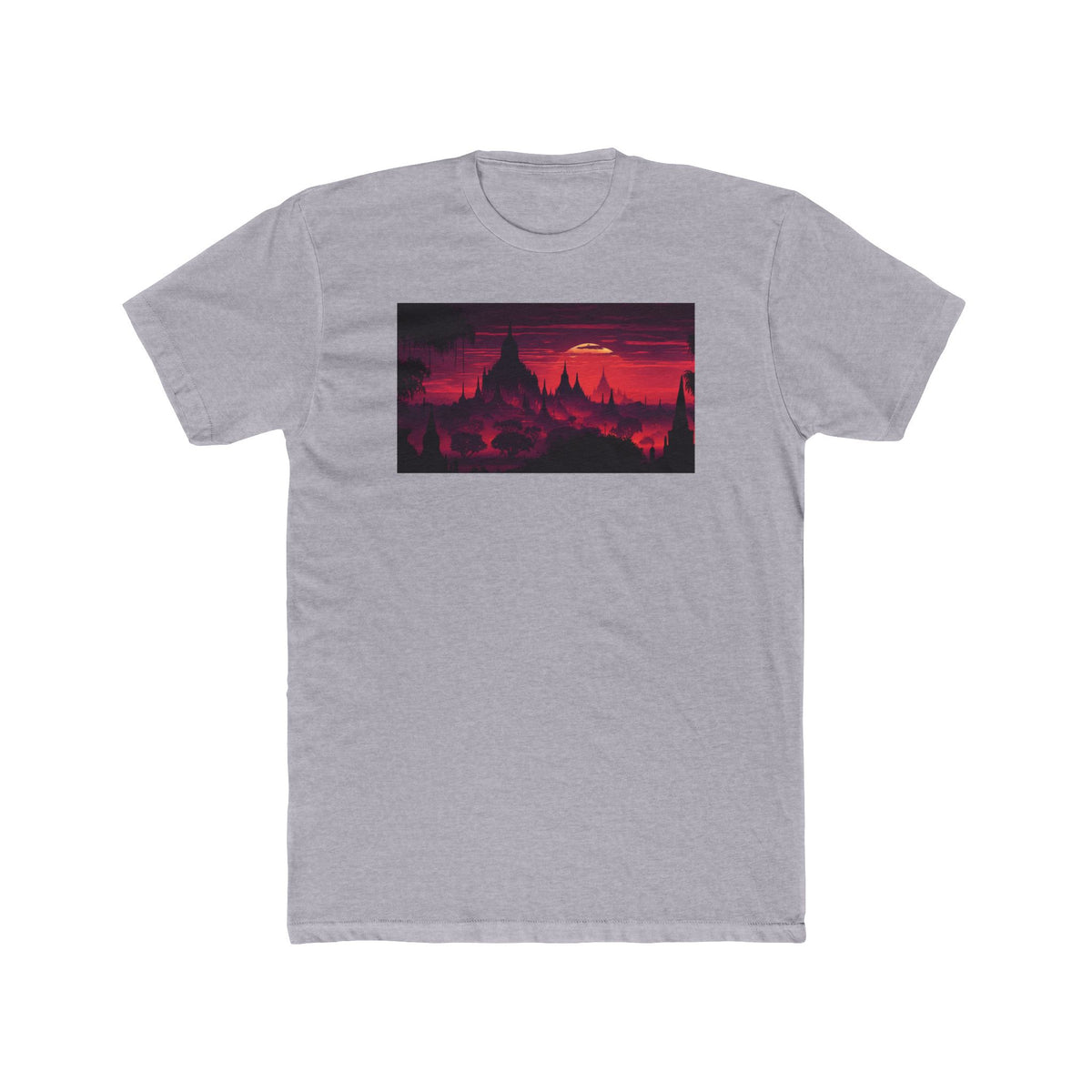 Bagan, a Elsewhere design, on a men's cotton crew tee